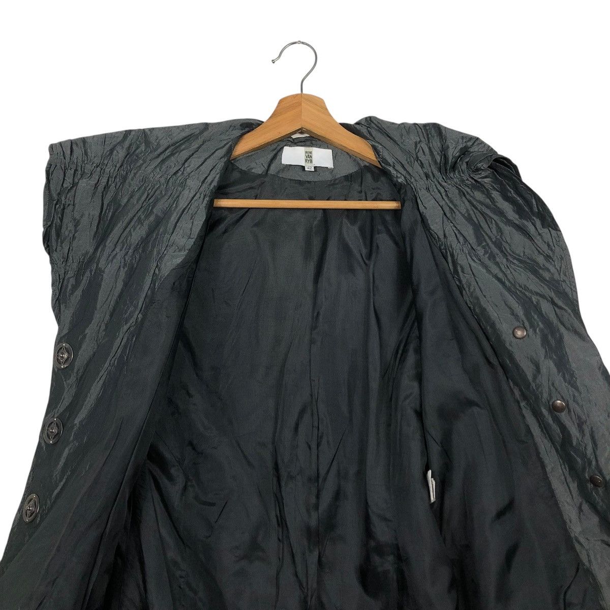 Vintage LIGHT BUTTON JACKET DOUBLE COLLAR IRENE VAN RYB ISSEYMIYAKE Size US M / EU 48-50 / 2 - 16 Thumbnail