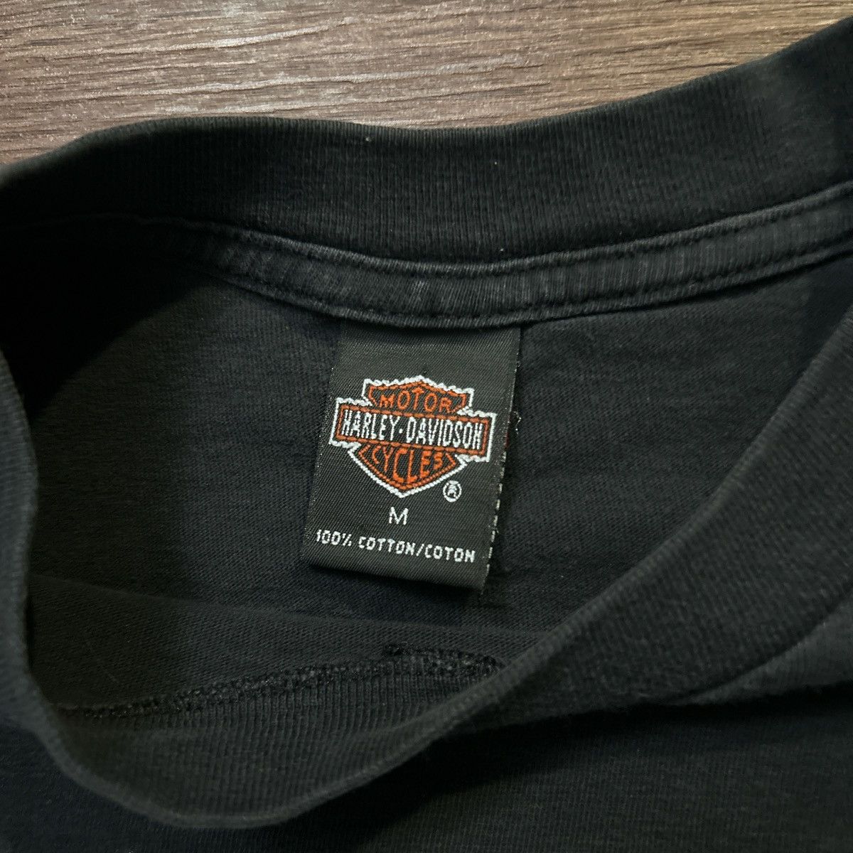 Harley Davidson Vintage 90s motor spirt Harley Davison wolf print tee Size US M / EU 48-50 / 2 - 4 Thumbnail
