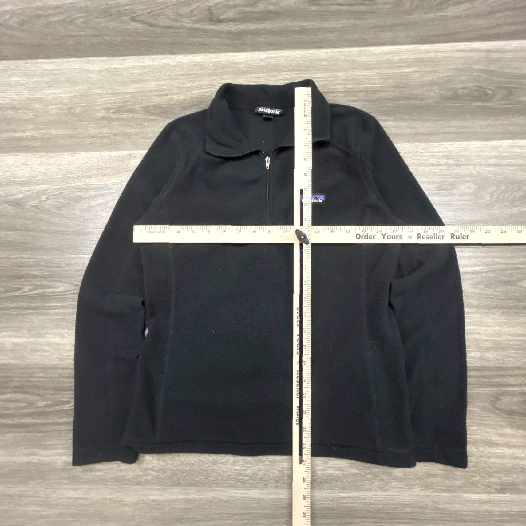 Patagonia Patagonia Fleece Pullover Womens Small Black 1/4 Zip Mock Neck MID-LENGTH Jacket" Size S / US 4 / IT 40 - 5 Thumbnail