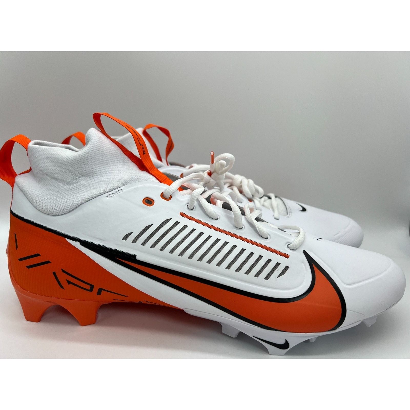 Nike Vapor Edge Pro 360 2 TB Football Cleats White Orange FQ4044-100 Size 16 NEW Vapor Edge Pro 360 2 TB  main image 3
