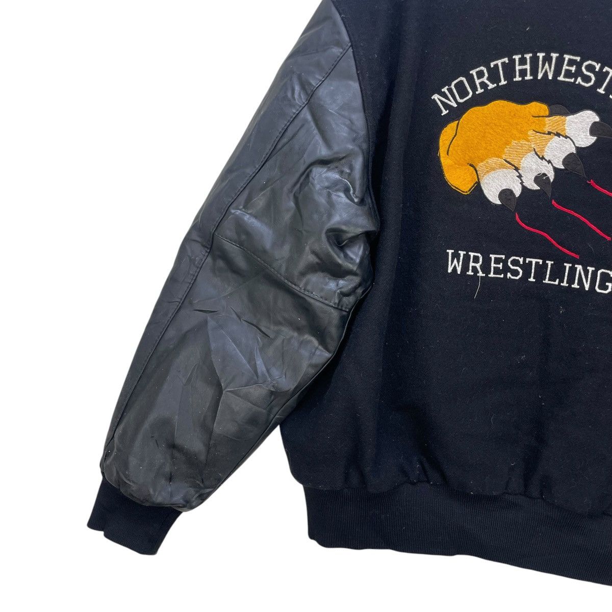 WWE × WWF 💥Vintage Holloway Wrestling 2003 Northwestern Colonial Size US XL / EU 56 / 4 - 5 Thumbnail