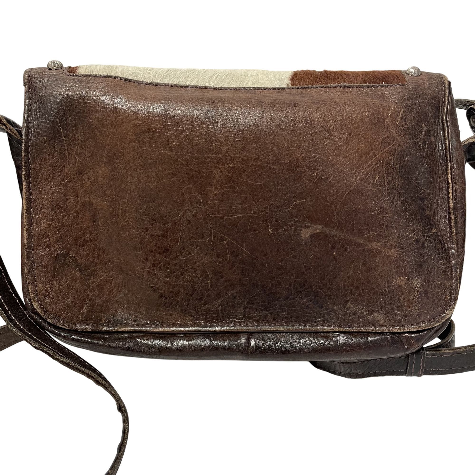 Other Vtg The American West Cowhide PONY HAIR Shoulder Bag Purse Size ONE SIZE - 2 Thumbnail