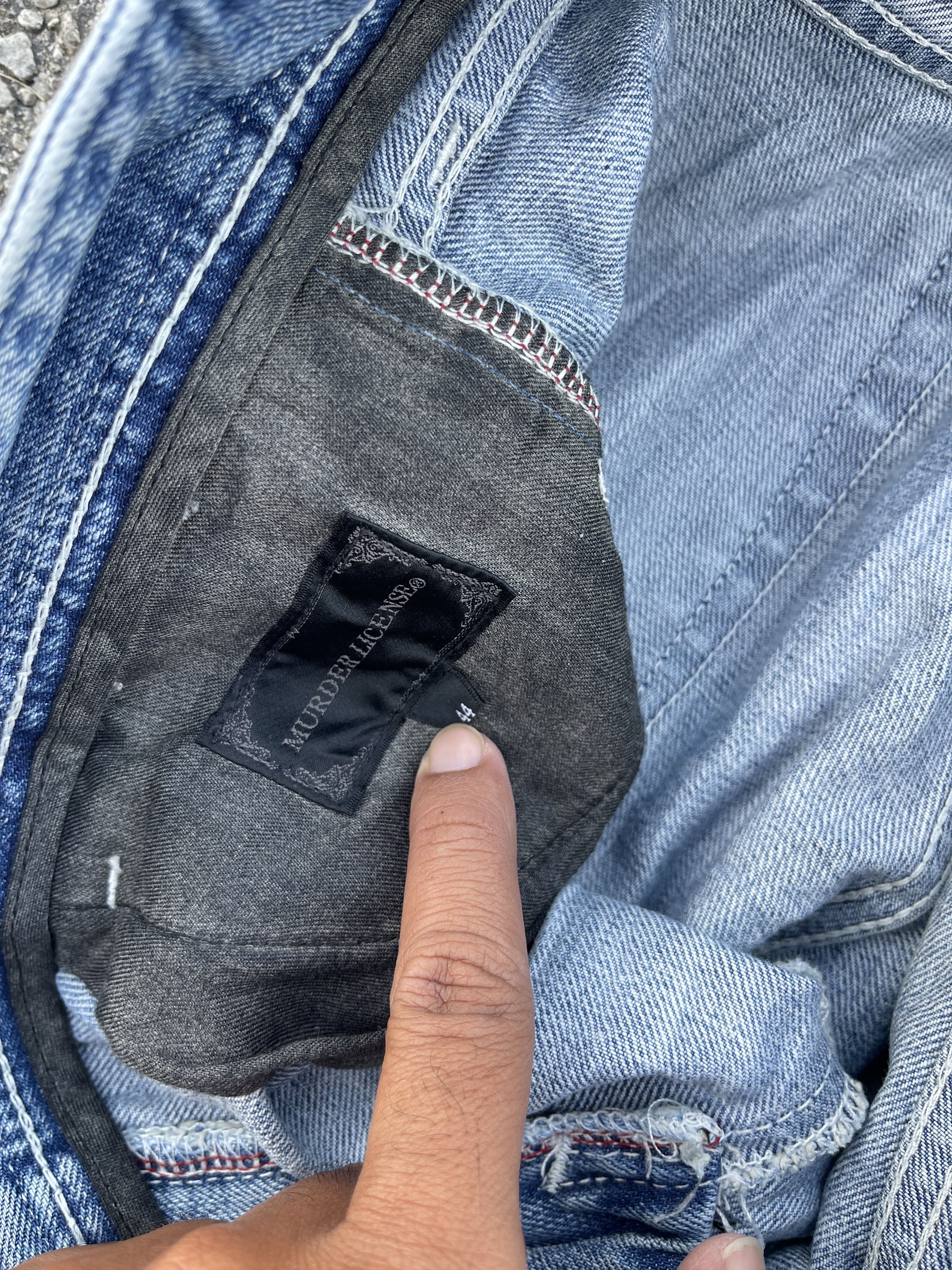 Le Grande Bleu (L.G.B.) Murder License Flare Low Rise Jeans Blue faded of the day Size US 32 / EU 48 - 16 Thumbnail