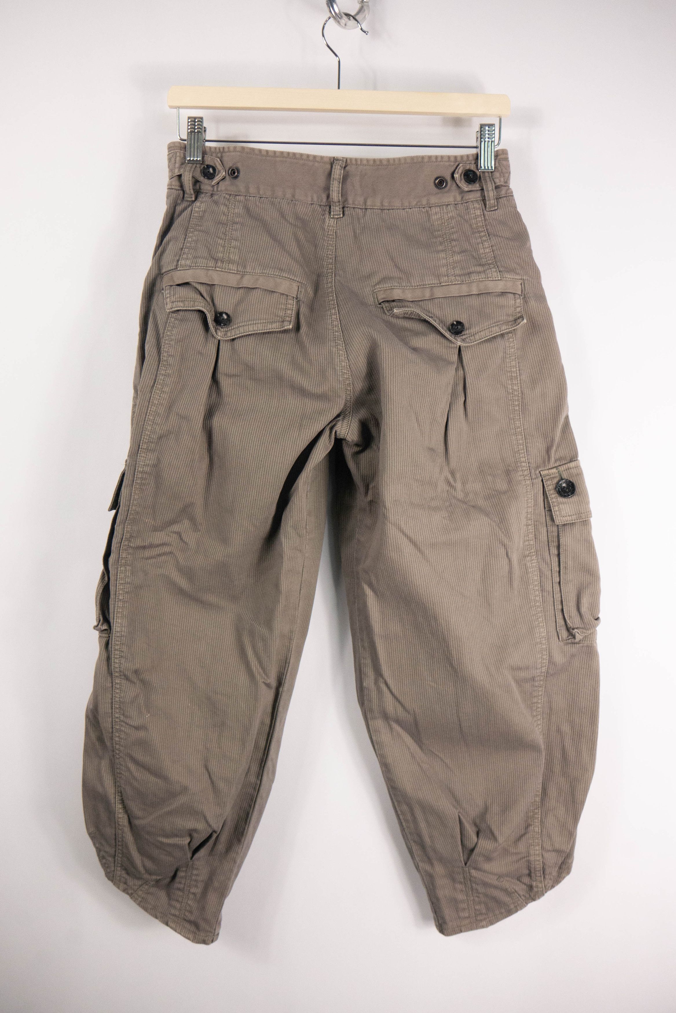 Diesel × Vintage Diesel capri pants Y2K aesthetic corduroy streetwear Size 26" / US 2 / IT 38 - 9 Thumbnail
