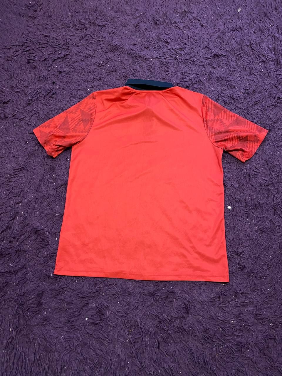 Umbro Umbro Mens England Soccer Jersey Red Polo Shirt Size US L / EU 52-54 / 3 - 12 Thumbnail
