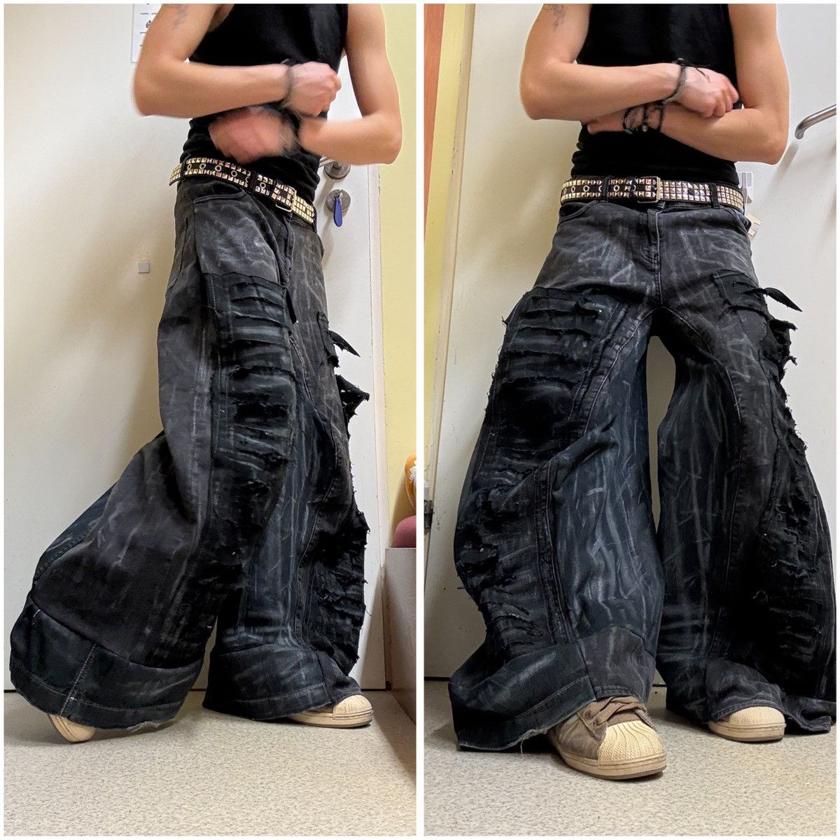 Japanese Brand × Vintage rare wax handmade Pants Size US 31 - 1 Thumbnail