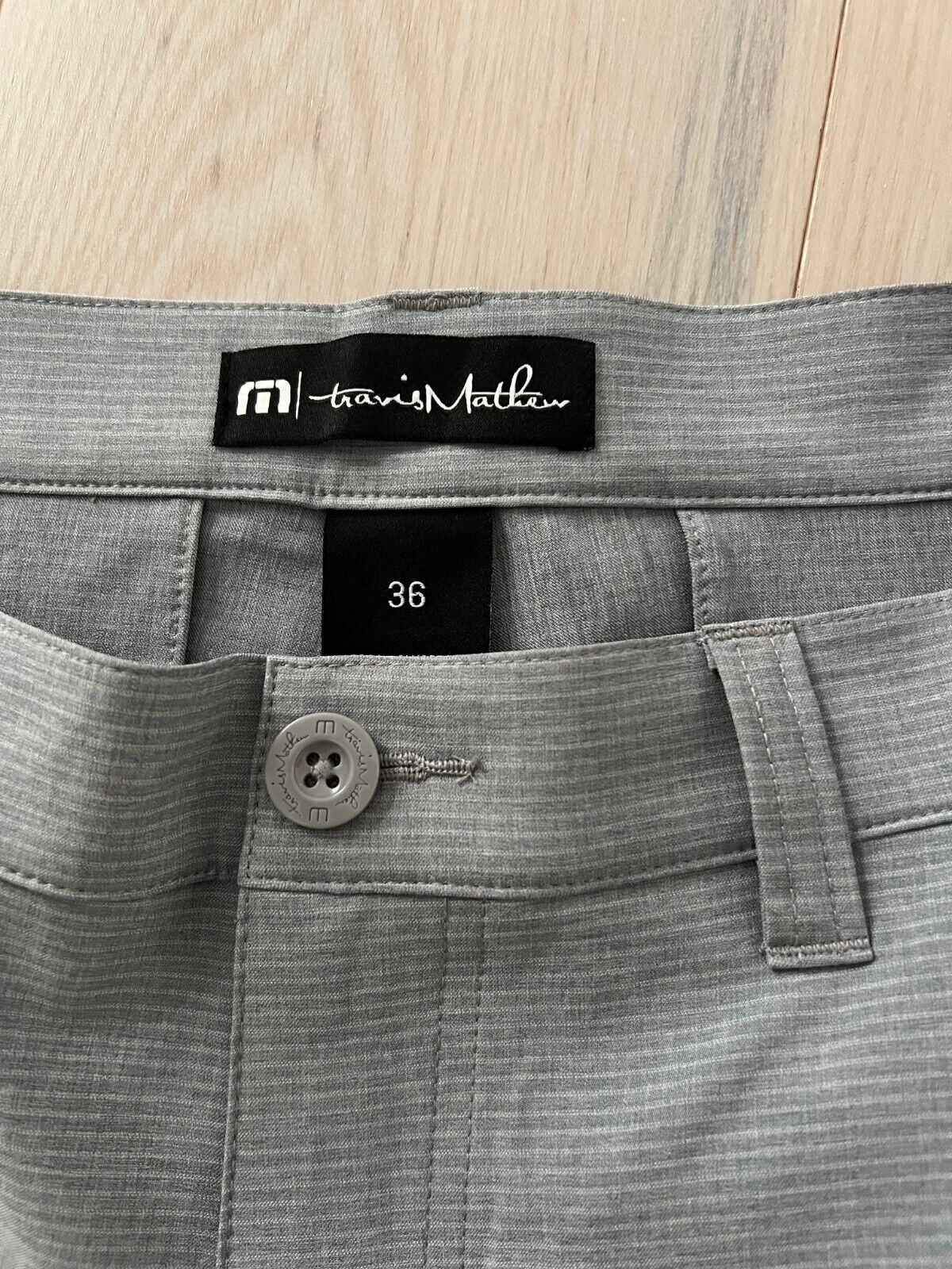 TravisMathew Travis Mathew Sand Harbour Shorts Heather Sleet ( 36 ) Size US 36 / EU 52 - 3 Thumbnail