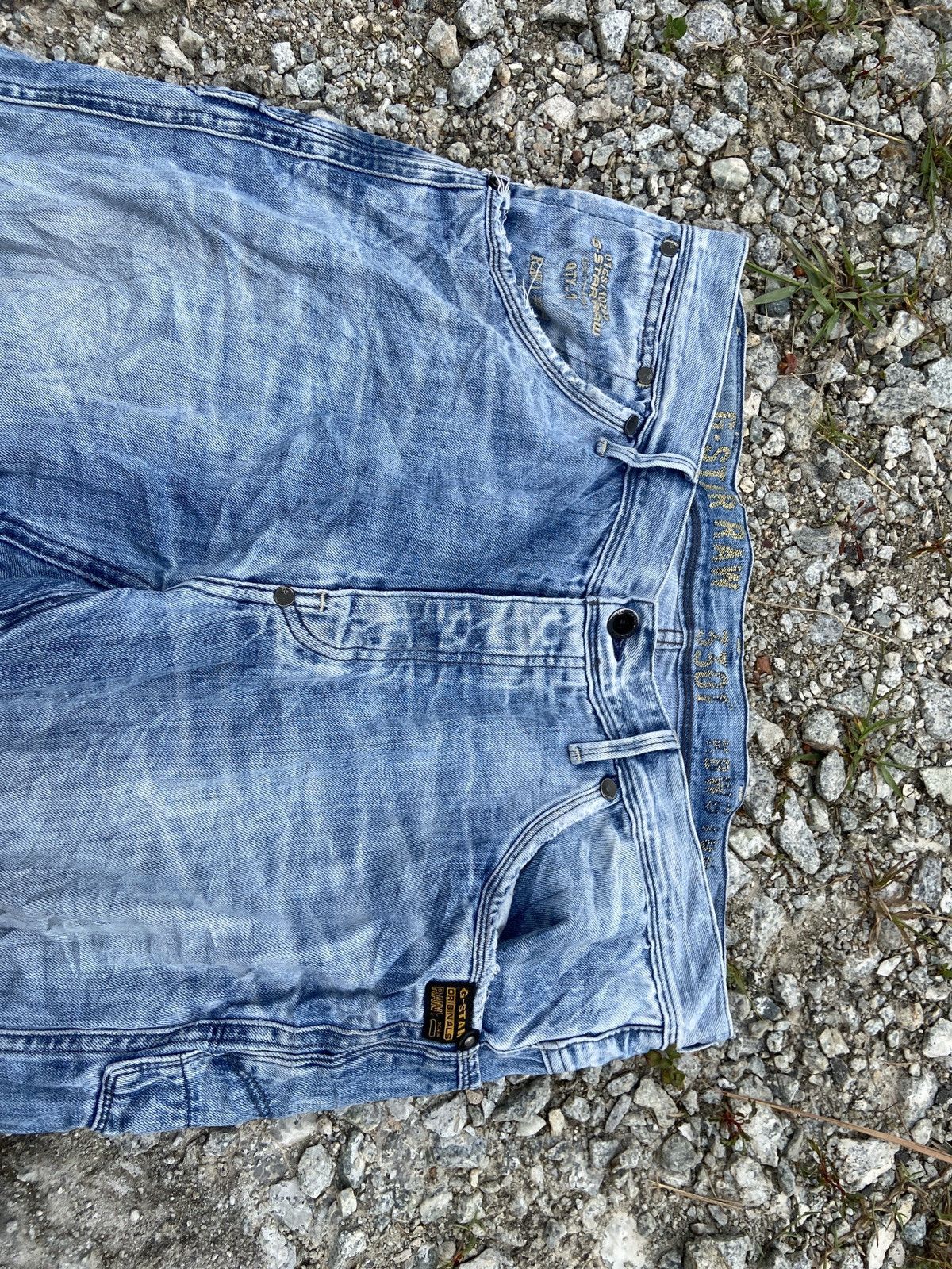 G-Star × Vintage Vintage Distress G Star Raw Denim Size US 35 - 6 Thumbnail