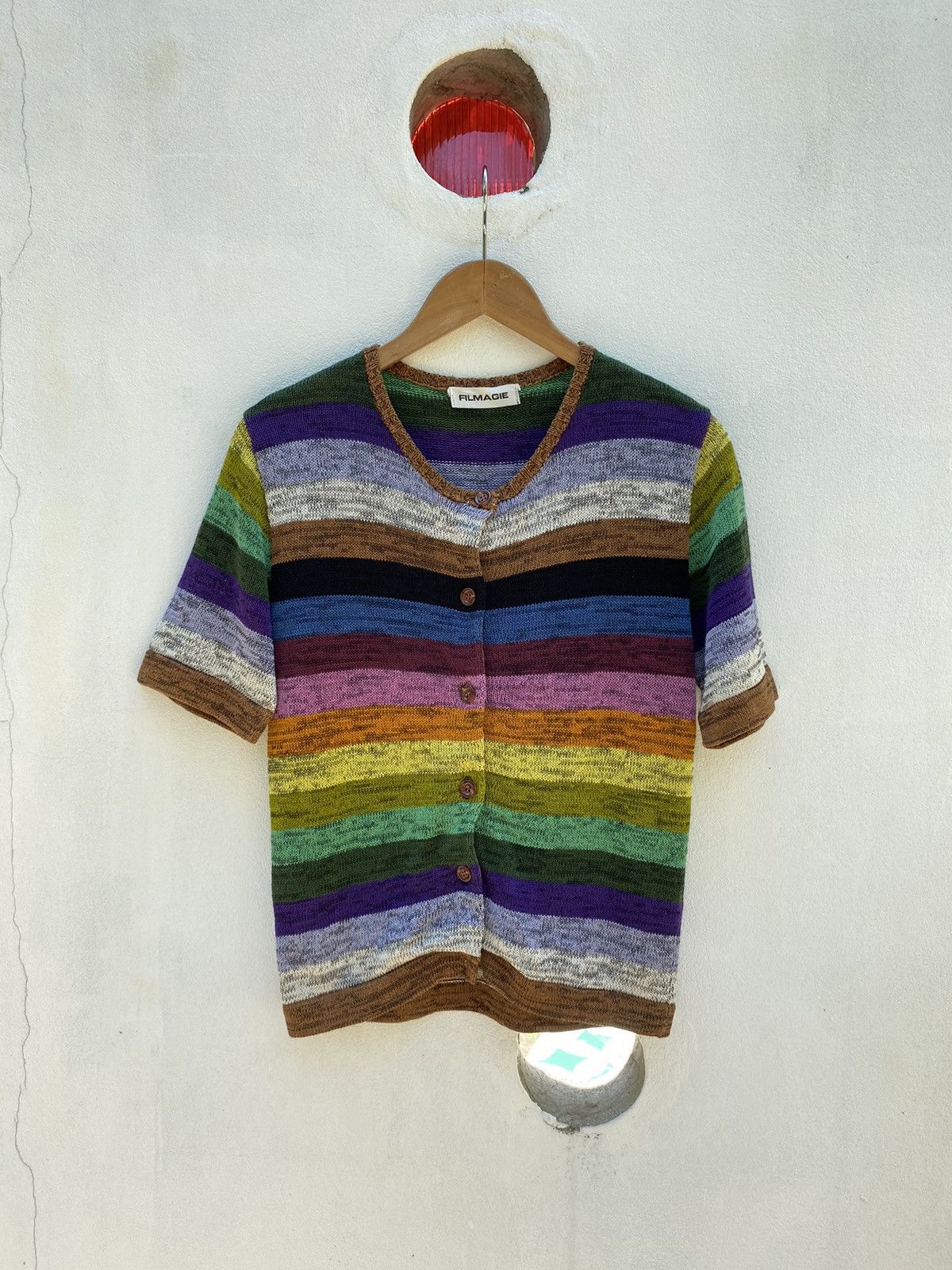 Designer × Vintage FILMAGIE Rainbow Knit Size M / US 6-8 / IT 42-44 - 15 Thumbnail
