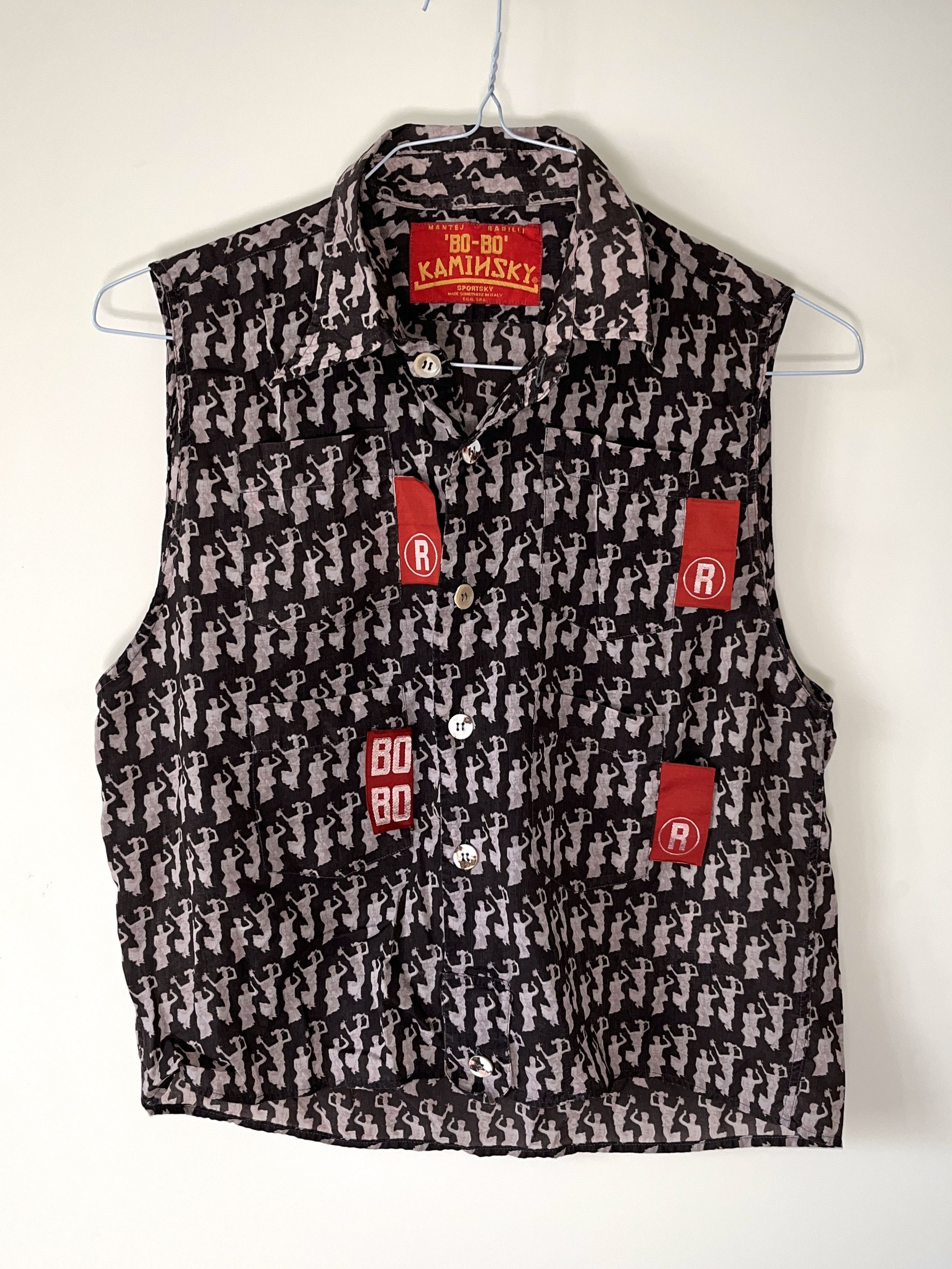 Other Extremely rare Bo-Bo Kaminsky blouse early 1980s Size M / US 6-8 / IT 42-44 - 1 Thumbnail