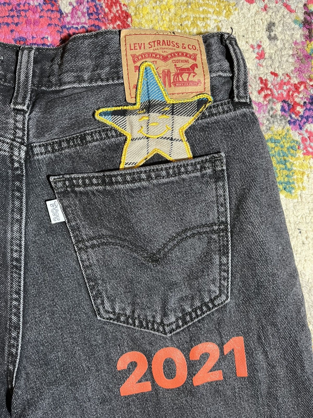 Levi's Asspizza Levi’s Women’s Jeans Size 29" - 5 Thumbnail