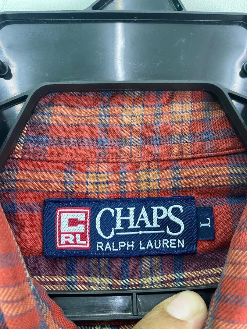 Chaps Ralph Lauren × Vintage Chaps Ralph Lauren bear logo checkered shirts button up Size US L / EU 52-54 / 3 - 6 Thumbnail