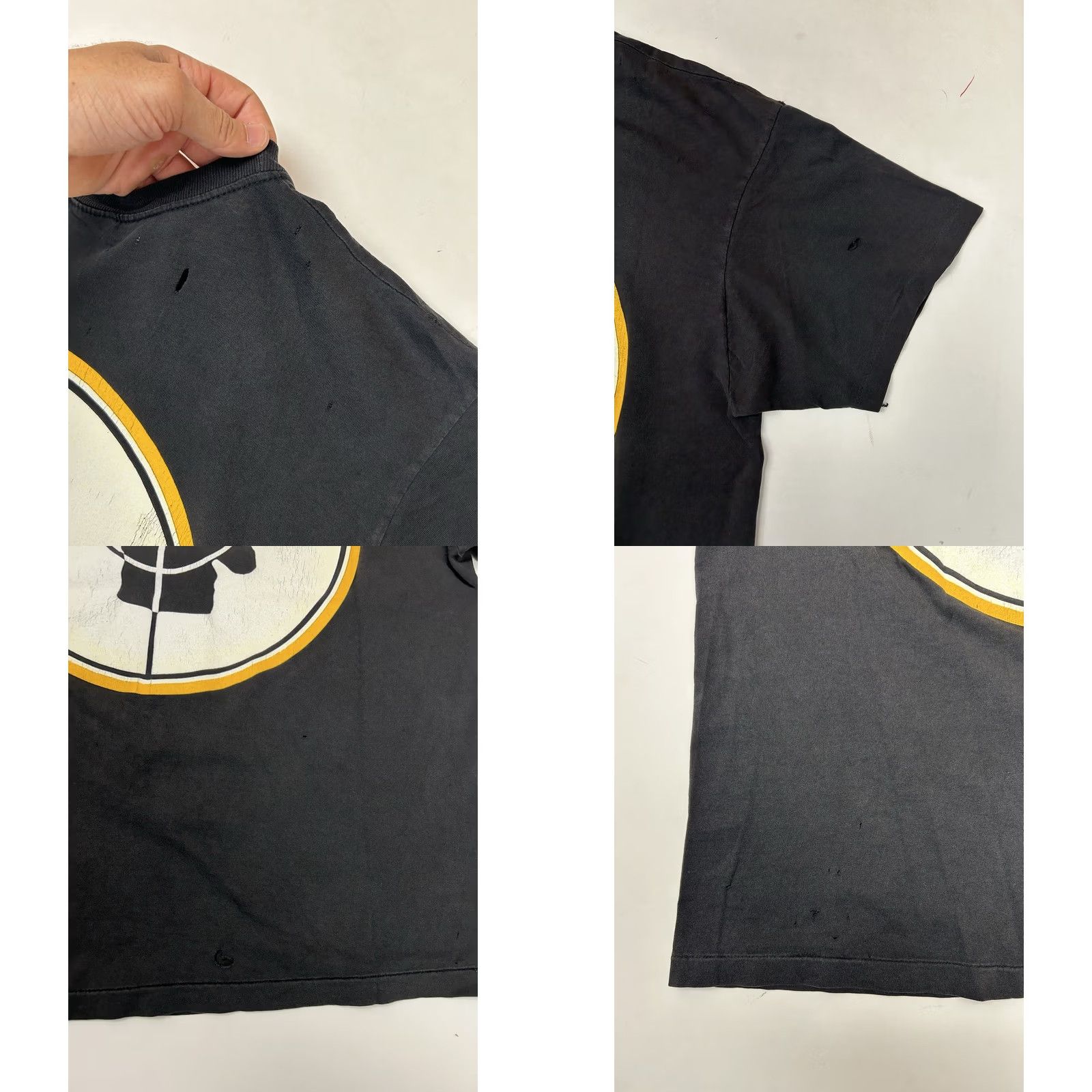 Hanes VINTAGE Public Enemy Rap Tee XL Dry Rot As Is Can Be Worn 90s Rare Display Item Hanes Black Size US XL / EU 56 / 4 - 11 Thumbnail