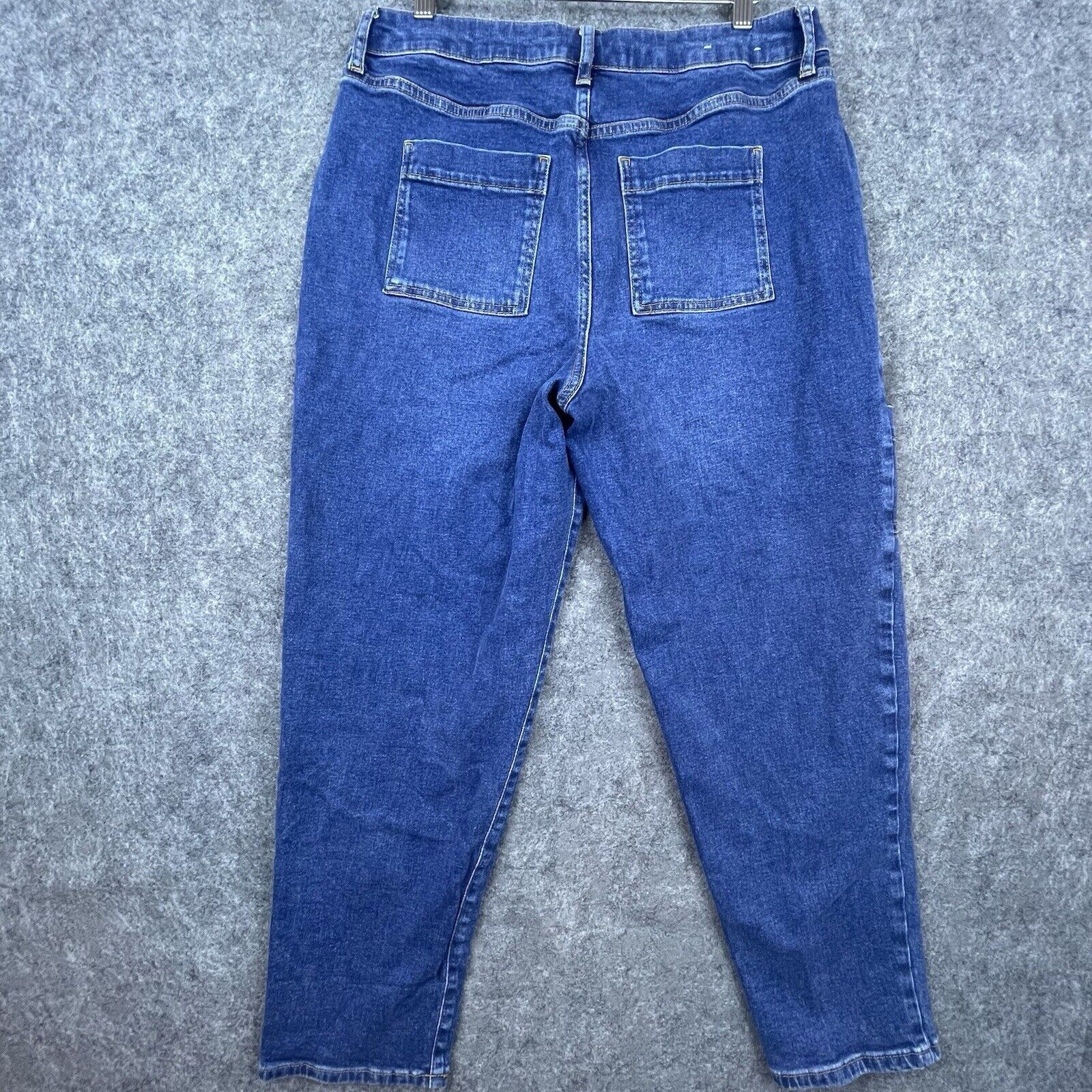 Boden Boden Denim Jeans Women 12 Barrel Taper Wide Baggy Horseshoe Size 34" / US 12 / IT 48 - 2 Thumbnail
