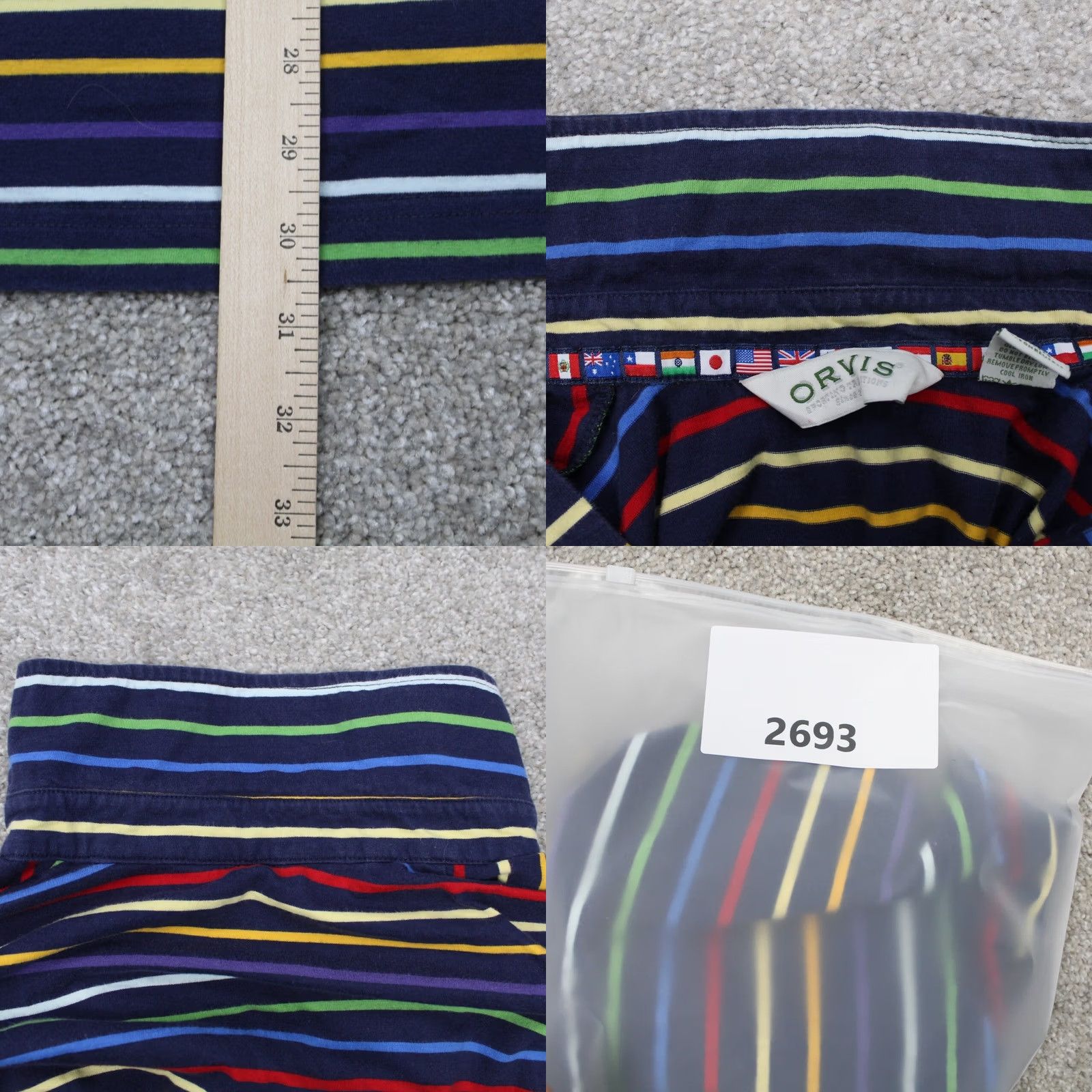 Orvis Orvis Polo Shirt Mens XL Colorful Striped 100% Cotton Short Sleeve Pullover Polo Shirt Mens XL Colorful Striped Blue 100% Cotton Orvis Size US XL / EU 56 / 4 - 9 Thumbnail