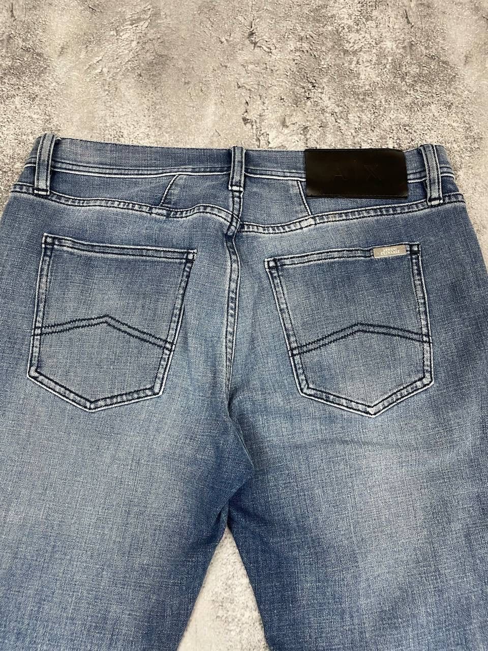 Armani Exchange Armani Exchange Men Denim Jeans Blue RelaxedStraight SizeW30 Size US 30 / EU 46 - 2 Thumbnail