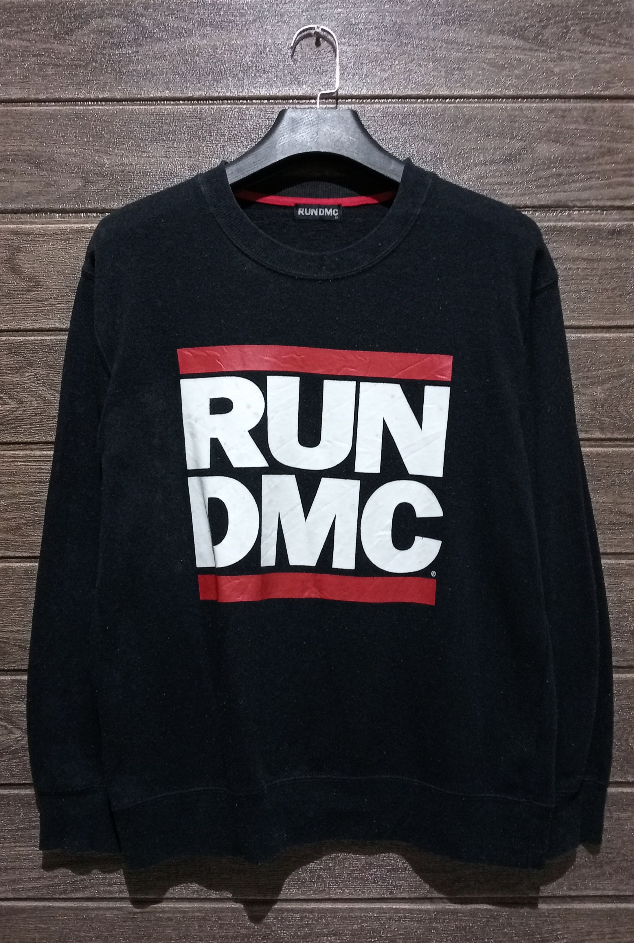 RUN DMC × Rap Tees Vintage RUN DMC Big Logo Crewneck Sweatshirt Size US L / EU 52-54 / 3 - 1 Thumbnail