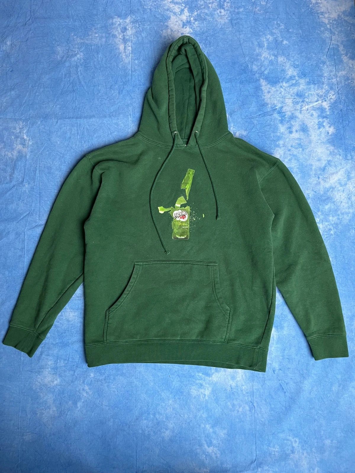 Fucking Awesome Fucking Awesome Fucking Up Funny Skate Hip Hop Green Hoodie Size US M / EU 48-50 / 2 - 1 Thumbnail