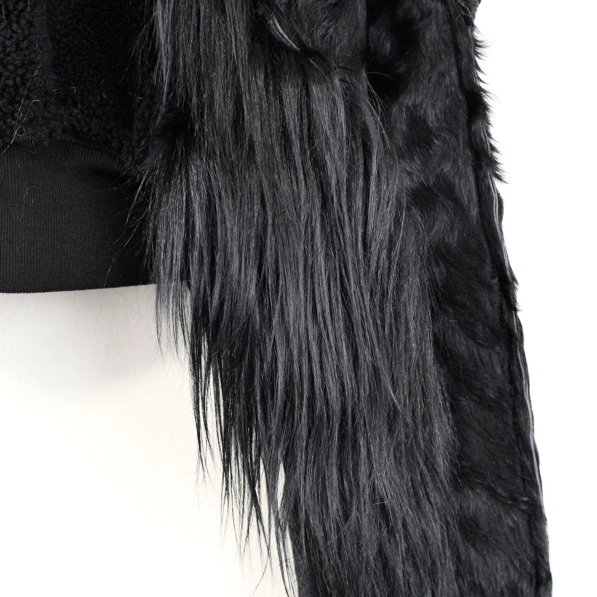 Rick Owens Rickowens Main Line, Multi-Material Patchwork Shearling Coat Size US S / EU 44-46 / 1 - 3 Thumbnail