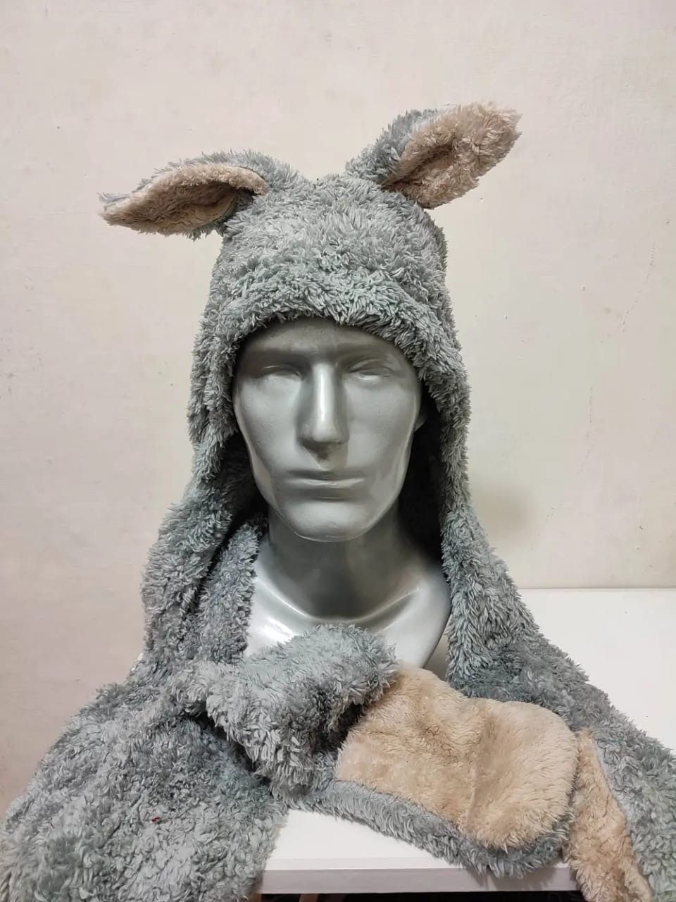 Unknown Fleece Bunny Ear Hats