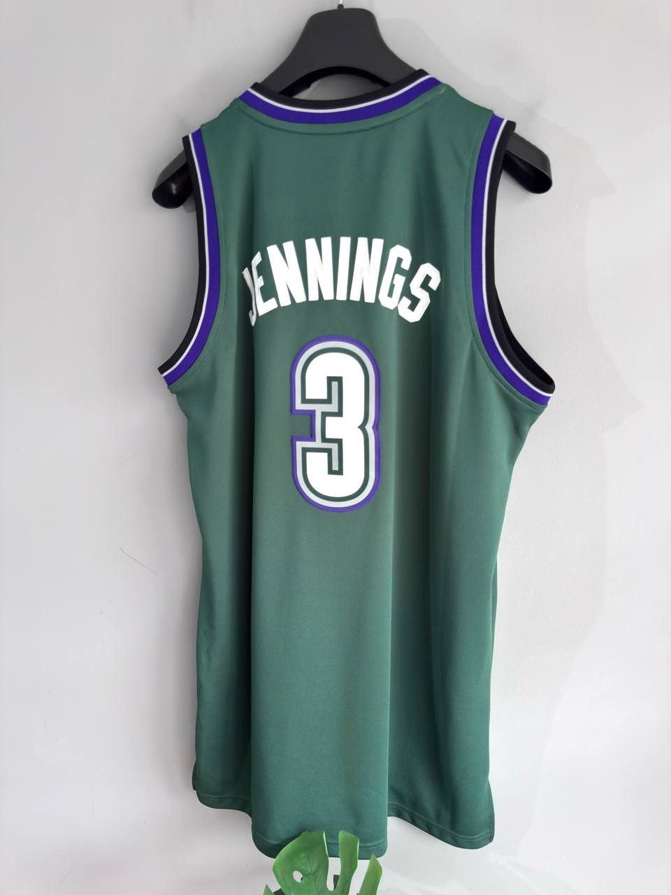 Adidas Milwaukee Bucks 1995-99 NBA Basketball Jersey #3 JENNINGS, M Size US M / EU 48-50 / 2 - 14 Thumbnail