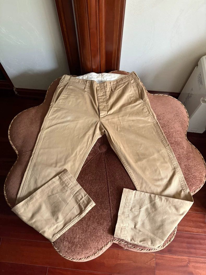 Visvim visvim chino pants in khaki shade-dmc Size US 26 / EU 42 - 1 Thumbnail