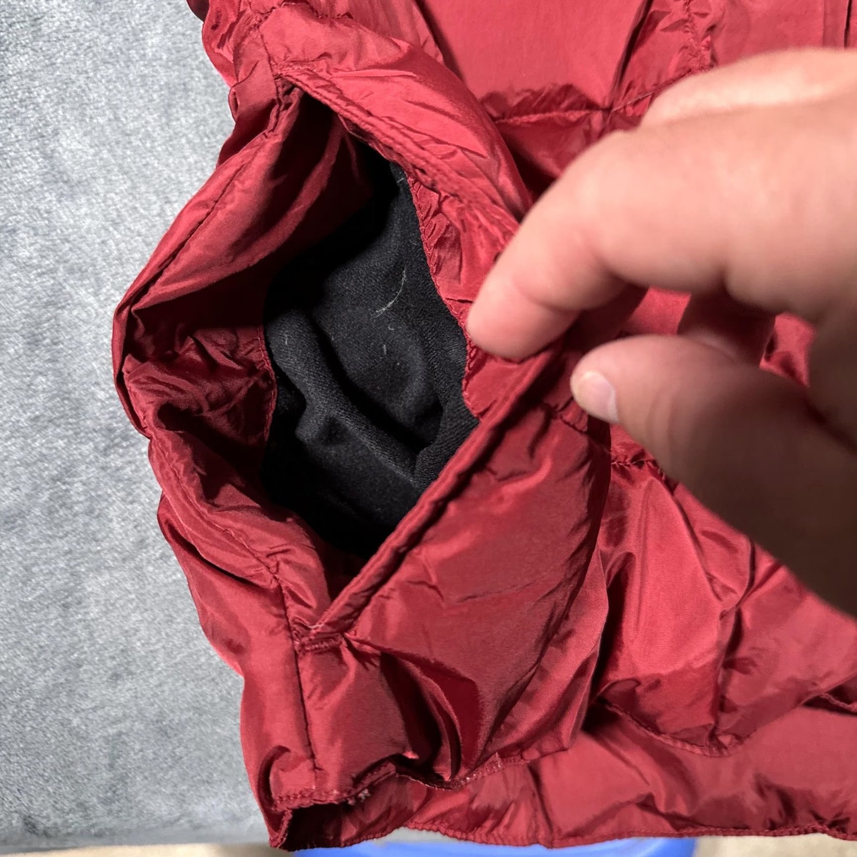 Vintage LL Bean Down Puffer Vest Mens LT Red Snap-Front Fleece-Lined Pockets Quilted Nylon Insulated Outdoor Mens Size US L / EU 52-54 / 3 - 3 Thumbnail