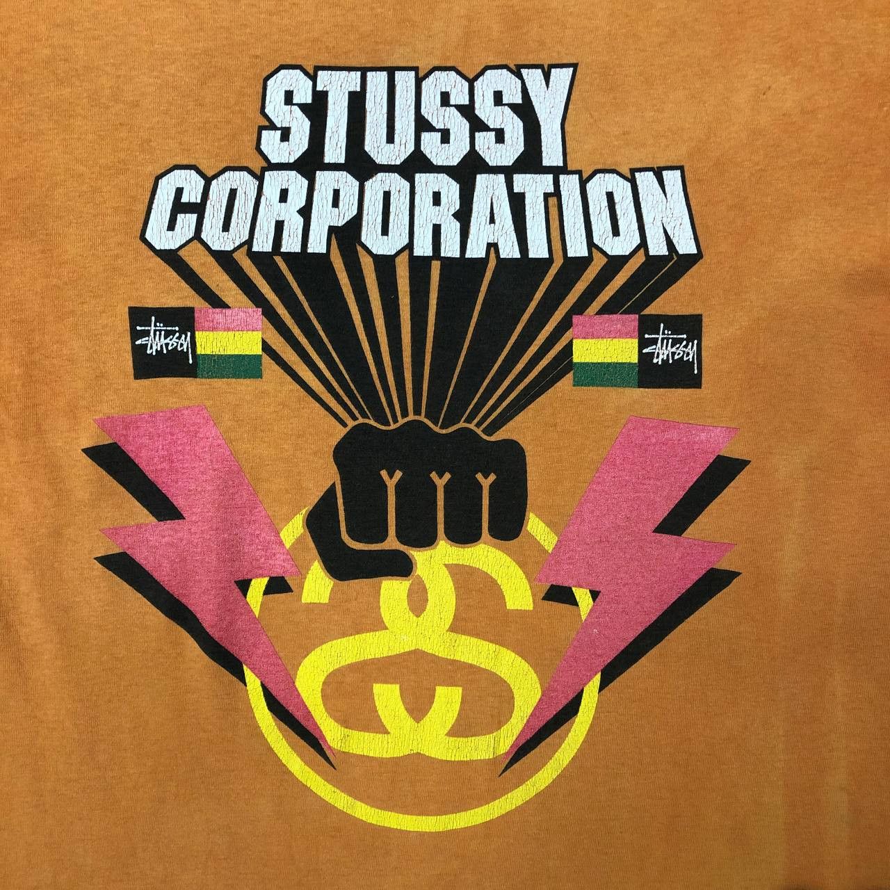Stussy T135 VTG STUSSY CORPORATION PARODY TEE Size US L / EU 52-54 / 3 - 3 Thumbnail