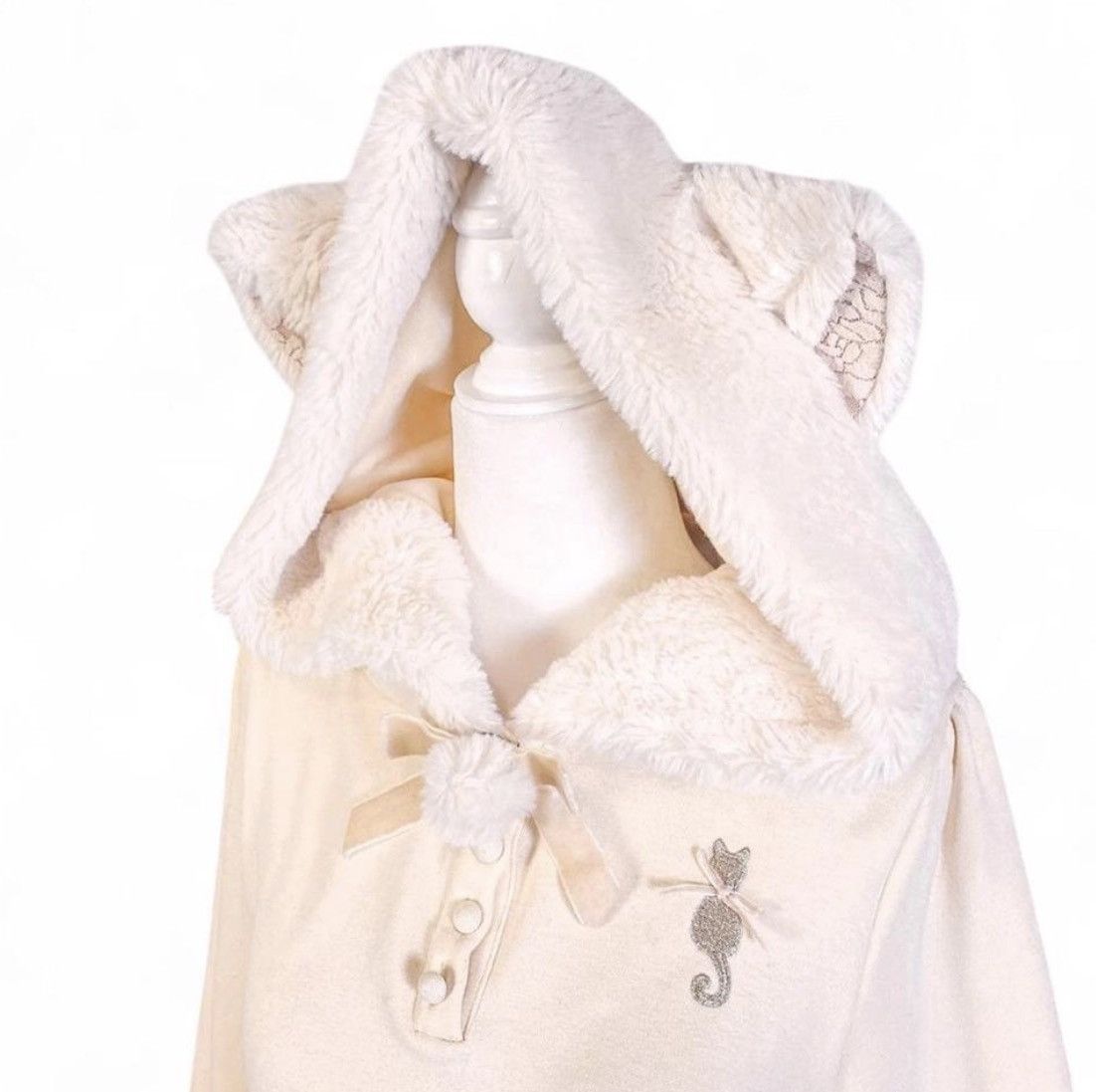 LIZ LISA secret honey cream cat ear hoodie dress Size S / US 4 / IT 40 - 3 Thumbnail