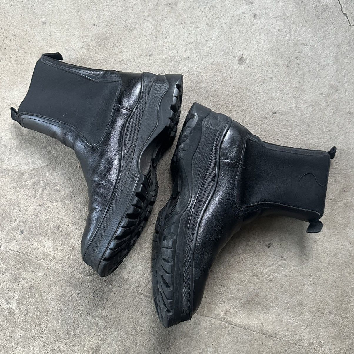Acne Studios Chunky Massive Leather Arket Boots prada style Jil sander Size US 10 / IT 40 - 10 Thumbnail