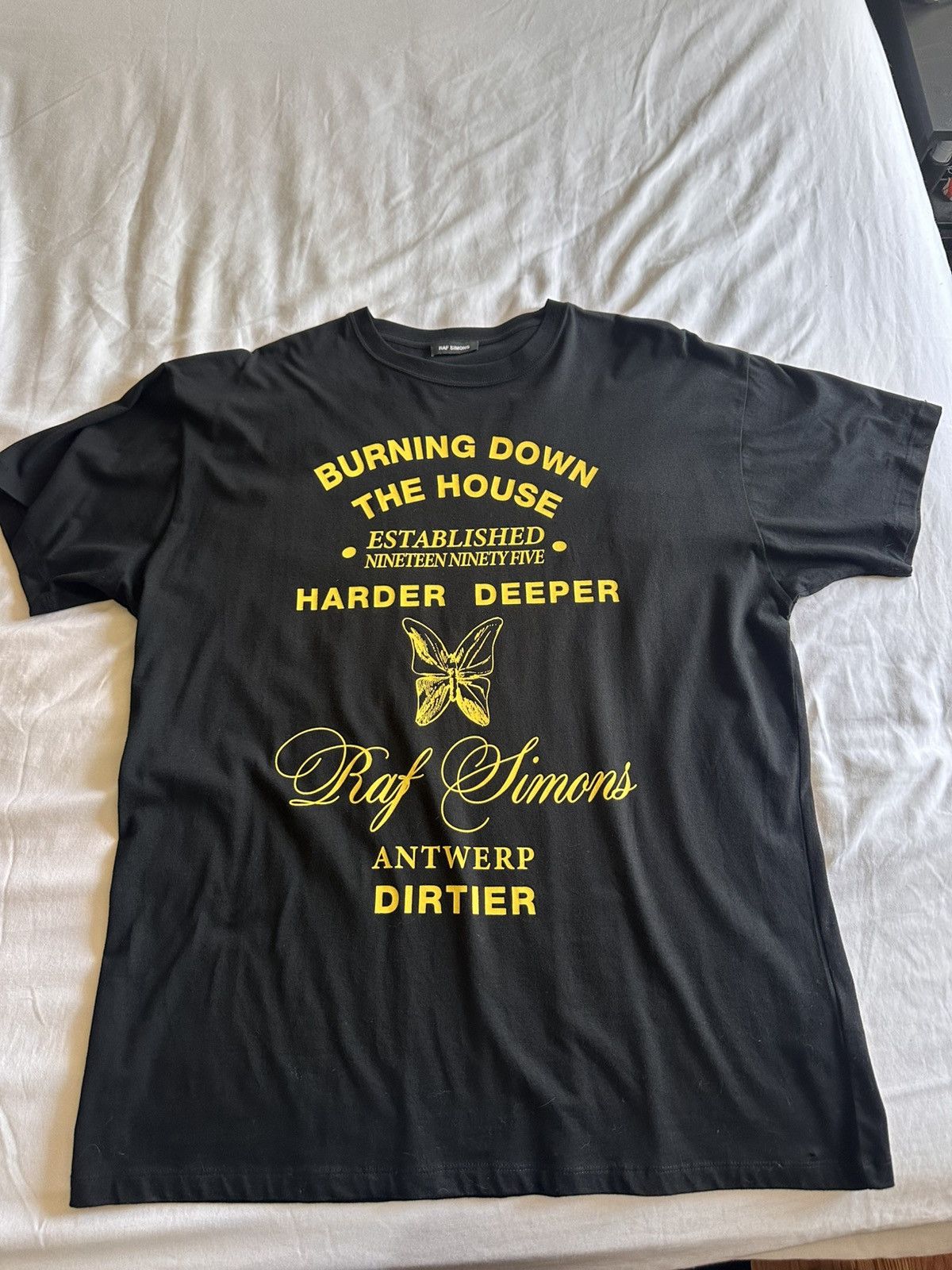 Raf Simons 2020 T-shirt “Harder Deeper”