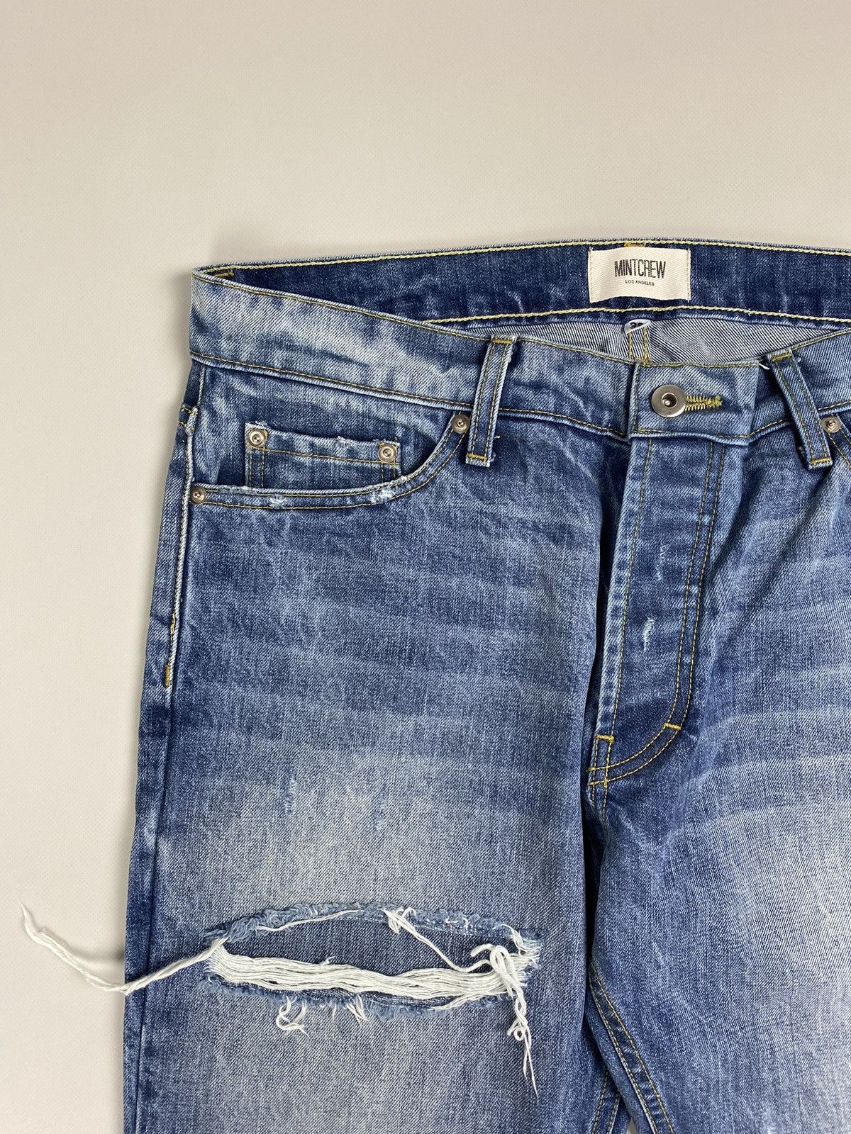 Mintcrew Mintcrew men’s distressed denim skinny jeans size 33 Size US 33 - 11 Thumbnail