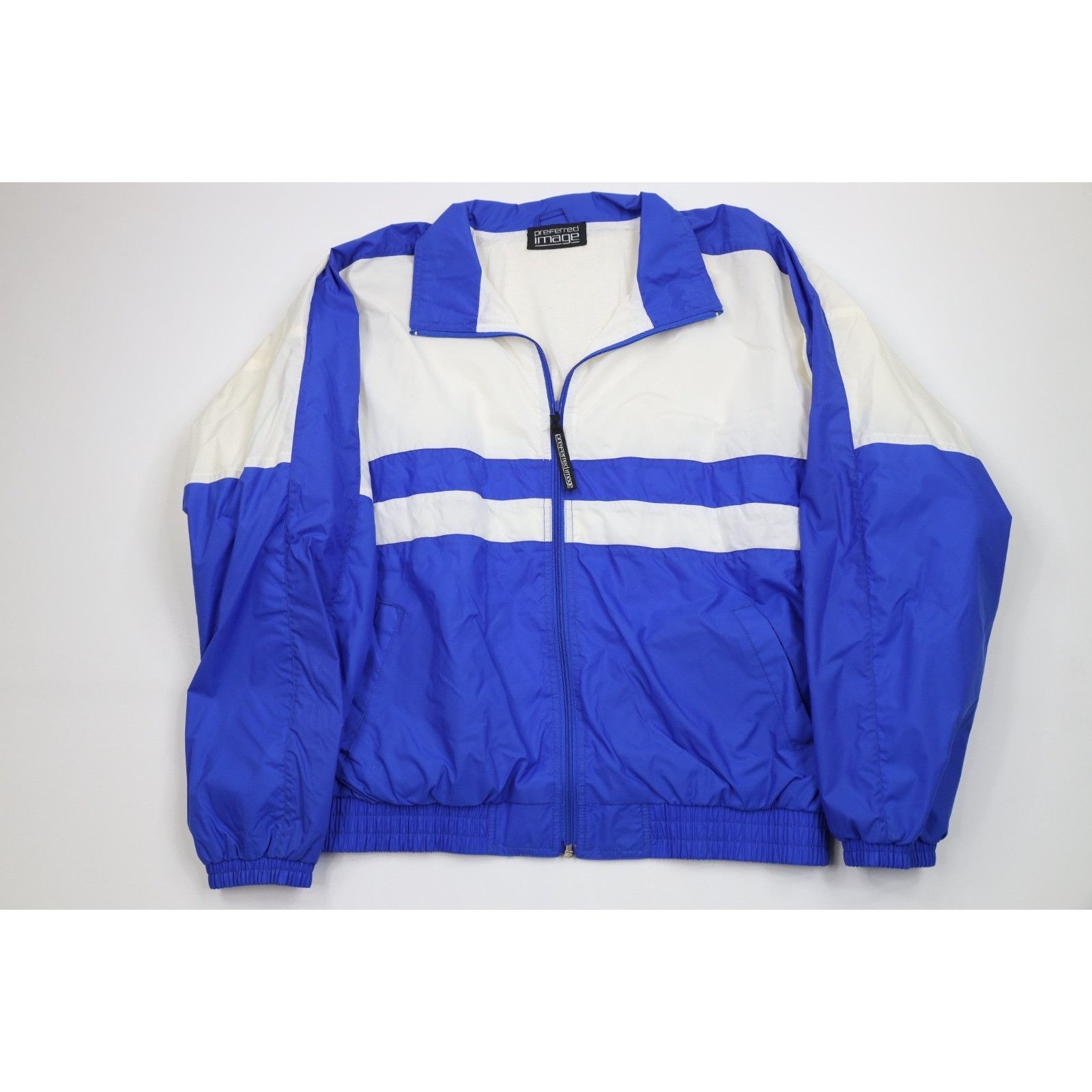 Vintage Vintage 90s Streetwear Lined 2 Piece Windbreaker Track Suit Size US L / EU 52-54 / 3 - 2 Thumbnail