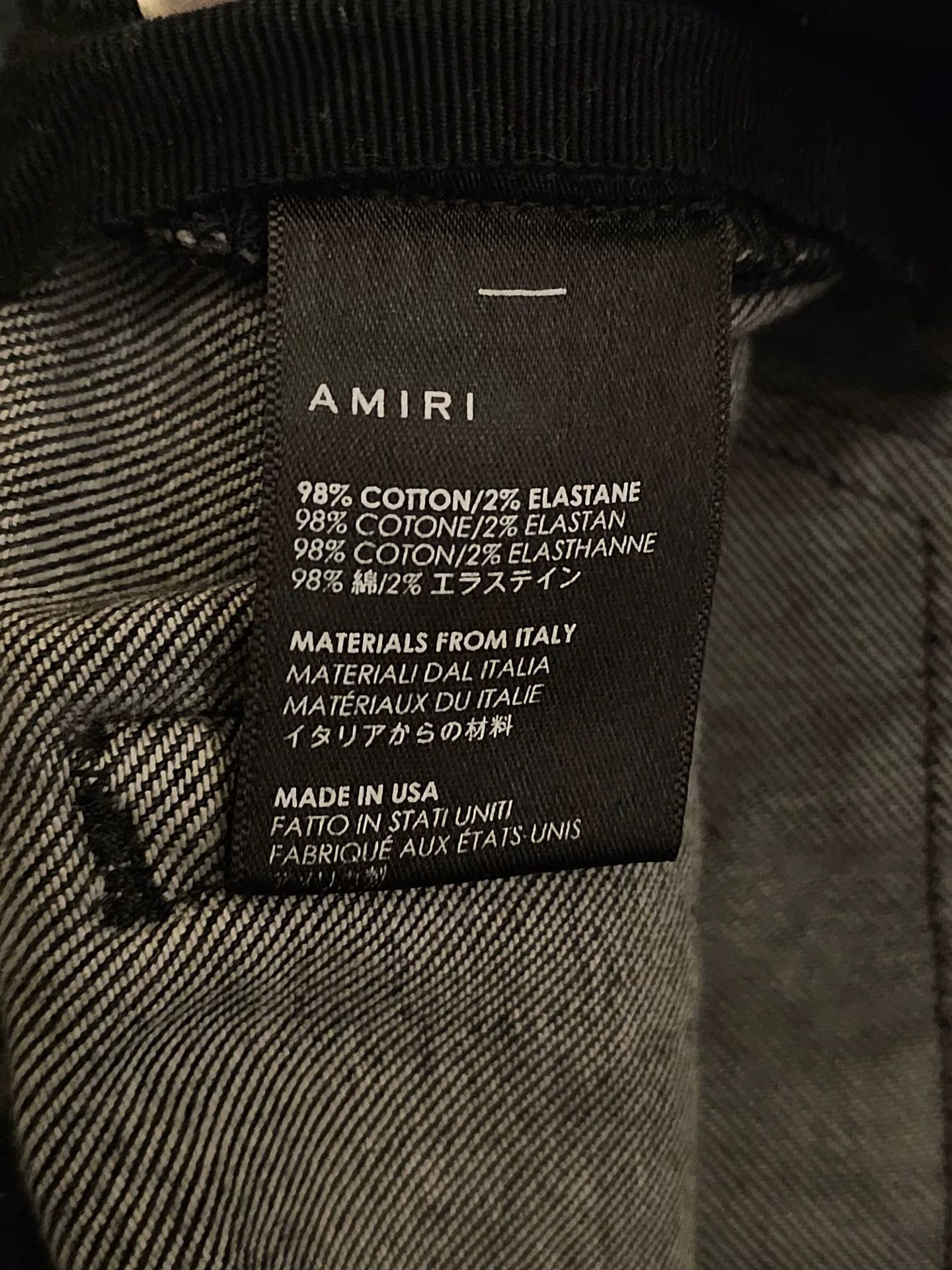 Amiri amiri splash paint distressed denim jeans Size US 34 / EU 50 - 1 Preview