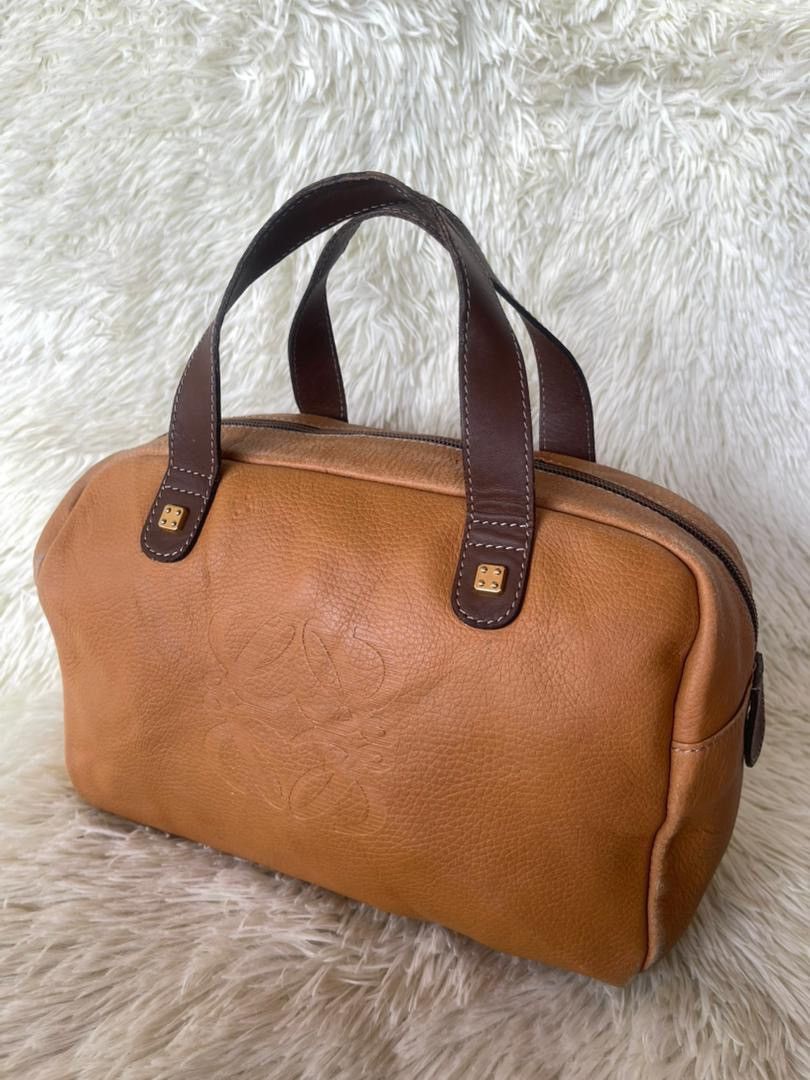 Loewe Loewe Anagram Leather Boston Bag Size ONE SIZE - 3 Thumbnail