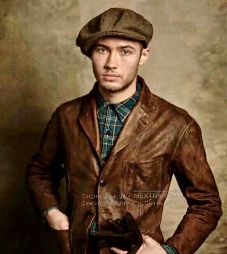 RRL Ralph Lauren RRL Ralph Lauren Make old wild cowhide leather clothing an Size US XS / EU 42 / 0 - 1 Thumbnail