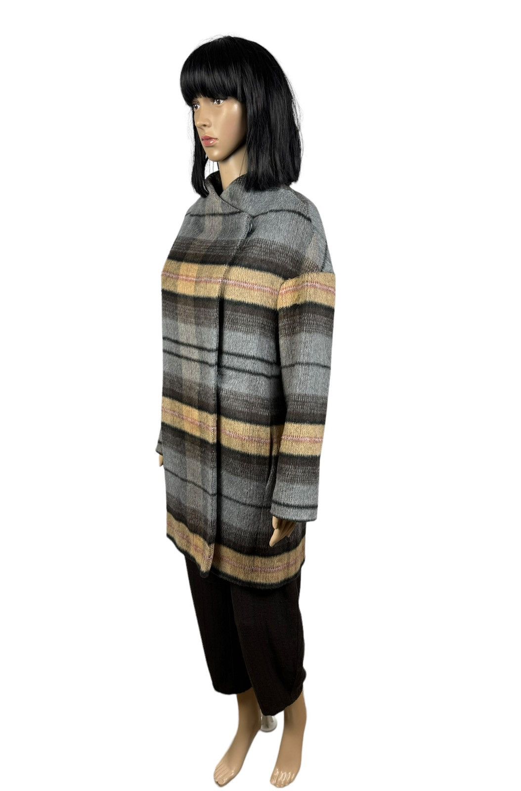 Marella Marella Check Plaid Wool-Viscose-Acrylic Coat size IT40 US4 Size S / US 4 / IT 40 - 5 Thumbnail