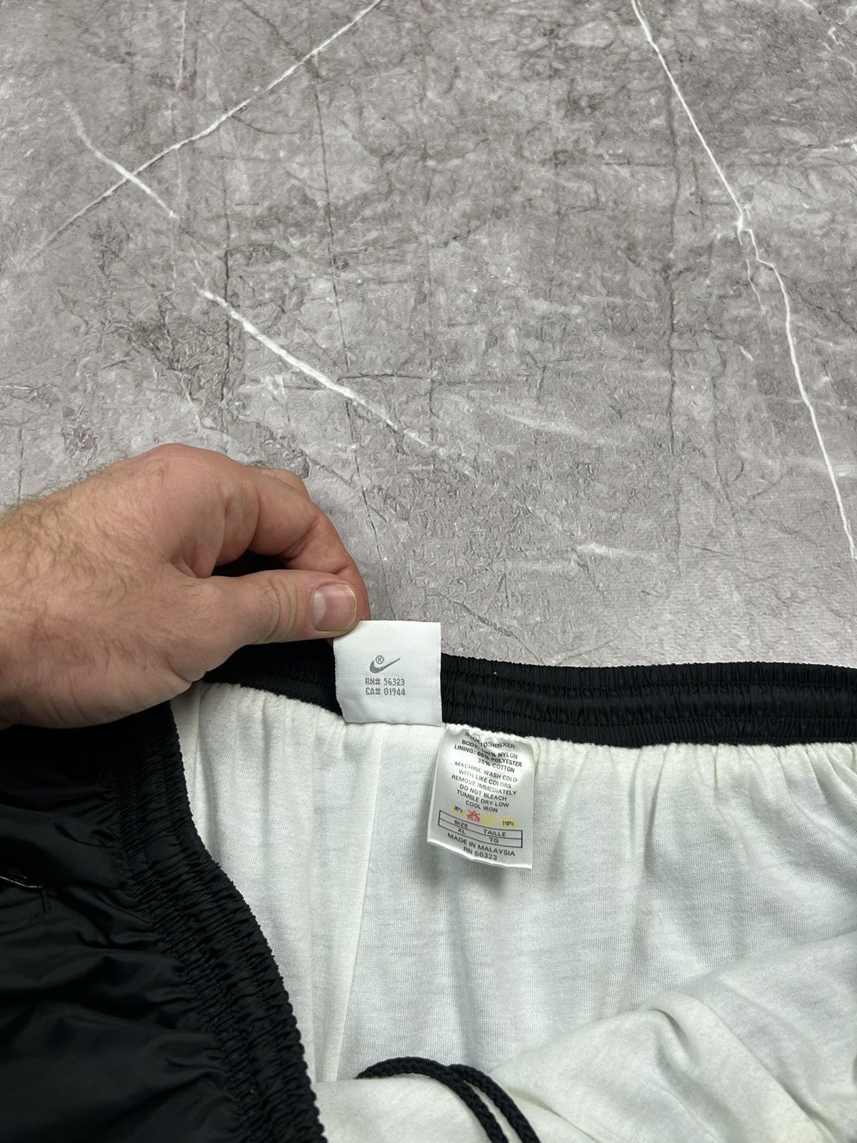 Nike × Vintage Vintage Nike drill jogger pants black Size US 34 / EU 50 - 10 Thumbnail