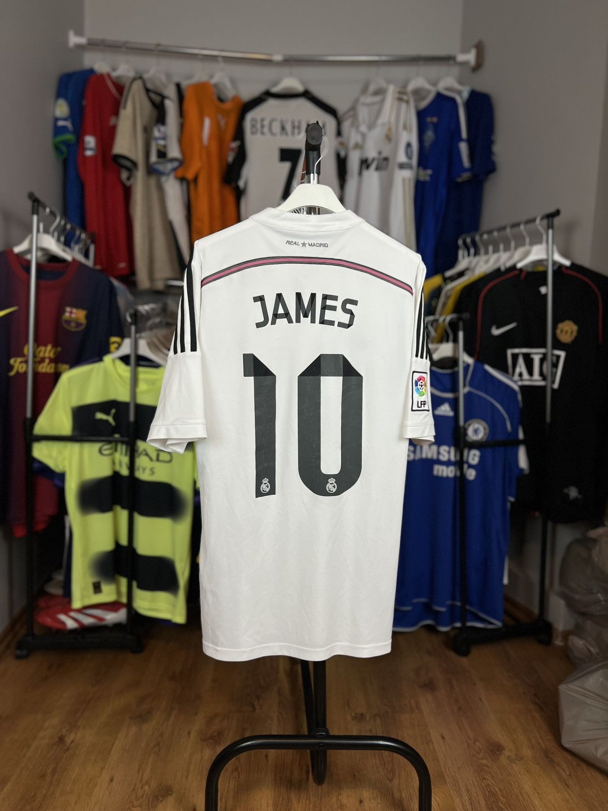 Adidas Soccer Jersey Adidas Real Madrid 2014/15 James Rodríguez #10 Size US M / EU 48-50 / 2 - 1 Thumbnail