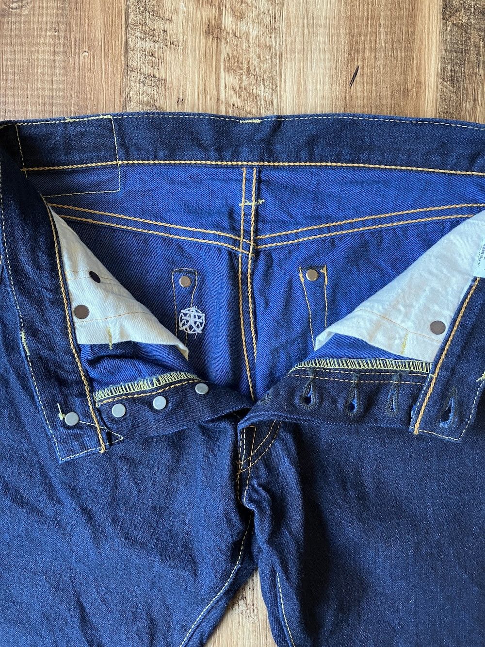 Japanese Brand TENRYO DENIM TDP005 W31 x L35 “Color Revolution” Indigo&blue Size US 31 - 8 Thumbnail