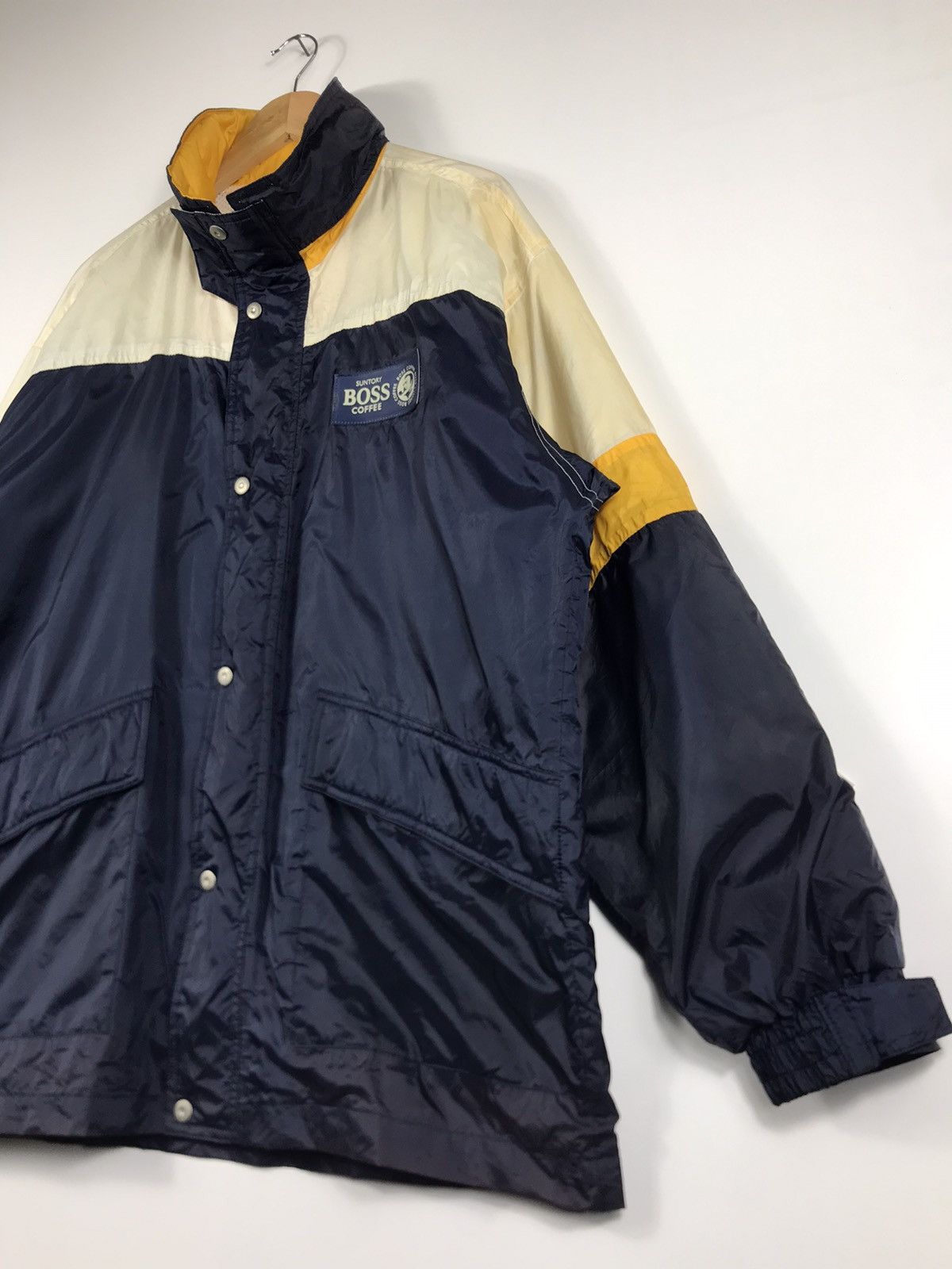 Japanese Brand × Vintage ⚡️Vintage Suntory Boss Coffee Windbreaker Jacket Size US L / EU 52-54 / 3 - 3 Thumbnail