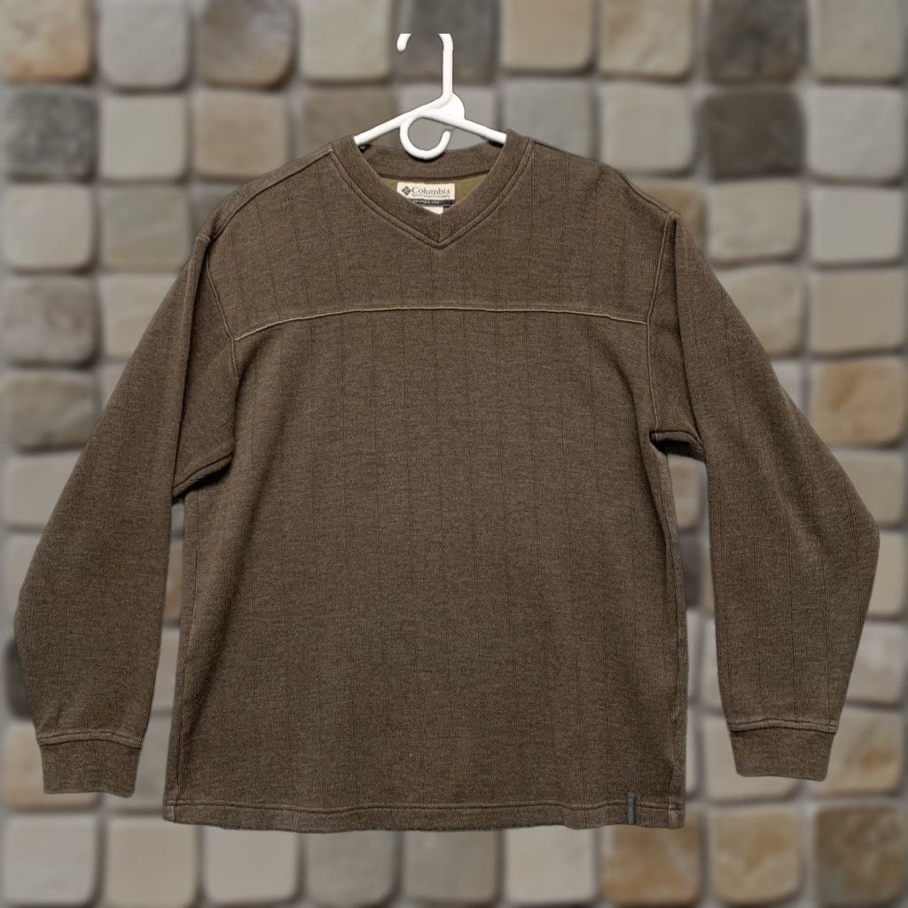Vintage Columbia SweatShirt Mens Medium Brown Long Sleeve Pullover Active Outdoor Top Size US M / EU 48-50 / 2 - 1 Thumbnail
