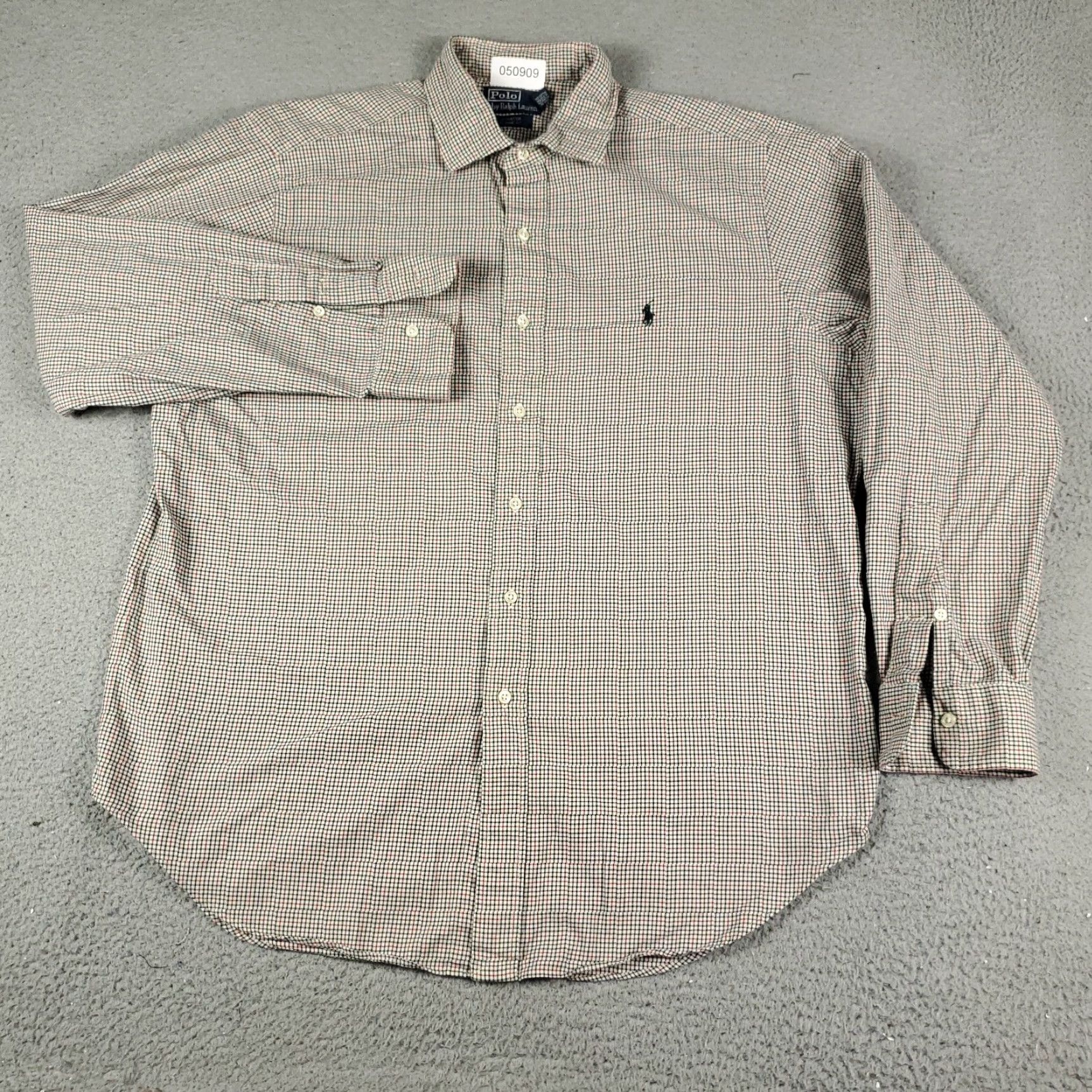 Ralph Lauren Ralph Lauren Shirt Mens XL Red Green Check Pony Button-Up Long Sleeve Size US XL / EU 56 / 4 - 3 Thumbnail