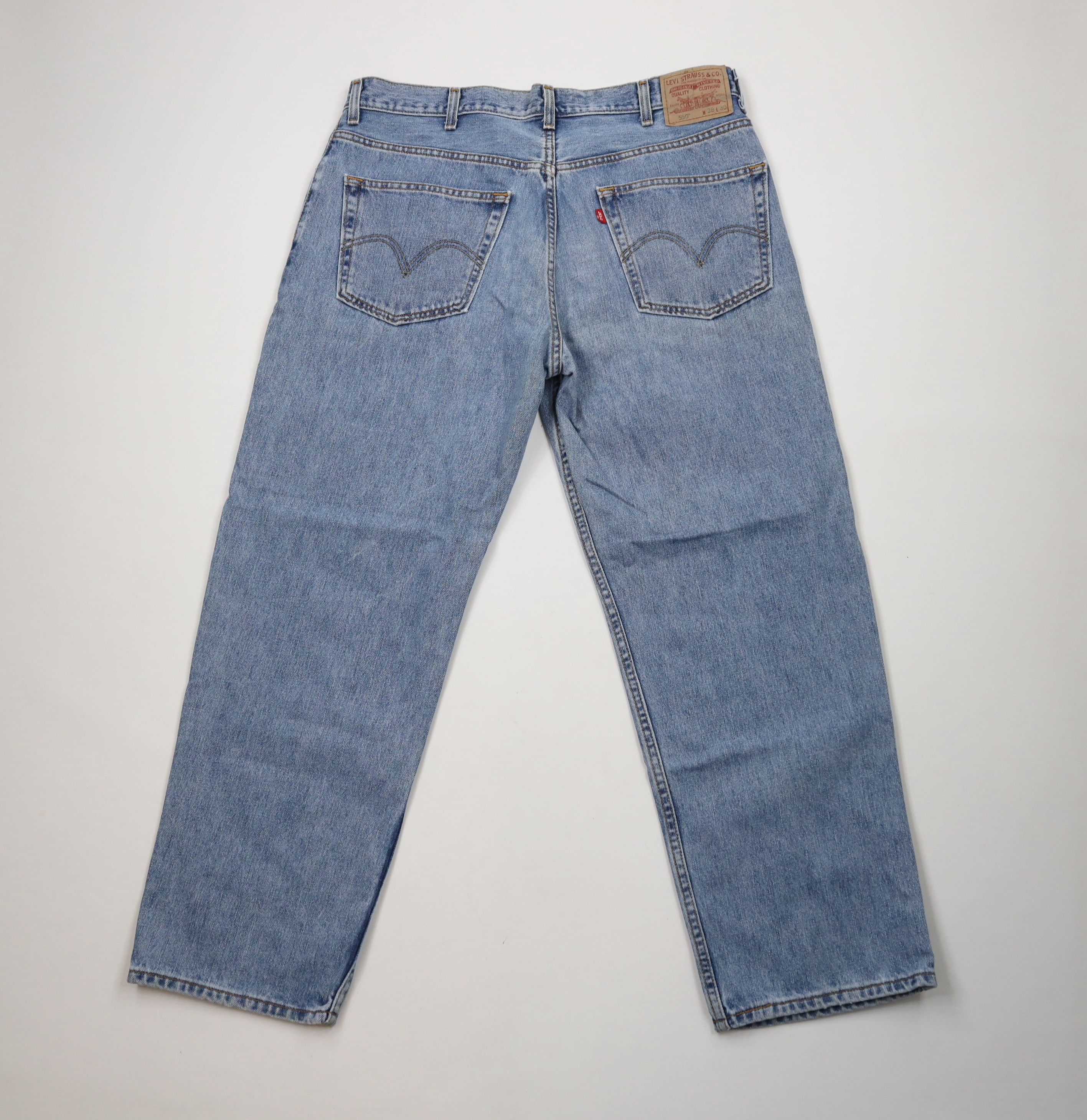 Levi's × Vintage Vintage Y2K Levis 550 Baggy Fit Denim Jeans Blue Cotton Size US 38 / EU 54 - 11 Thumbnail