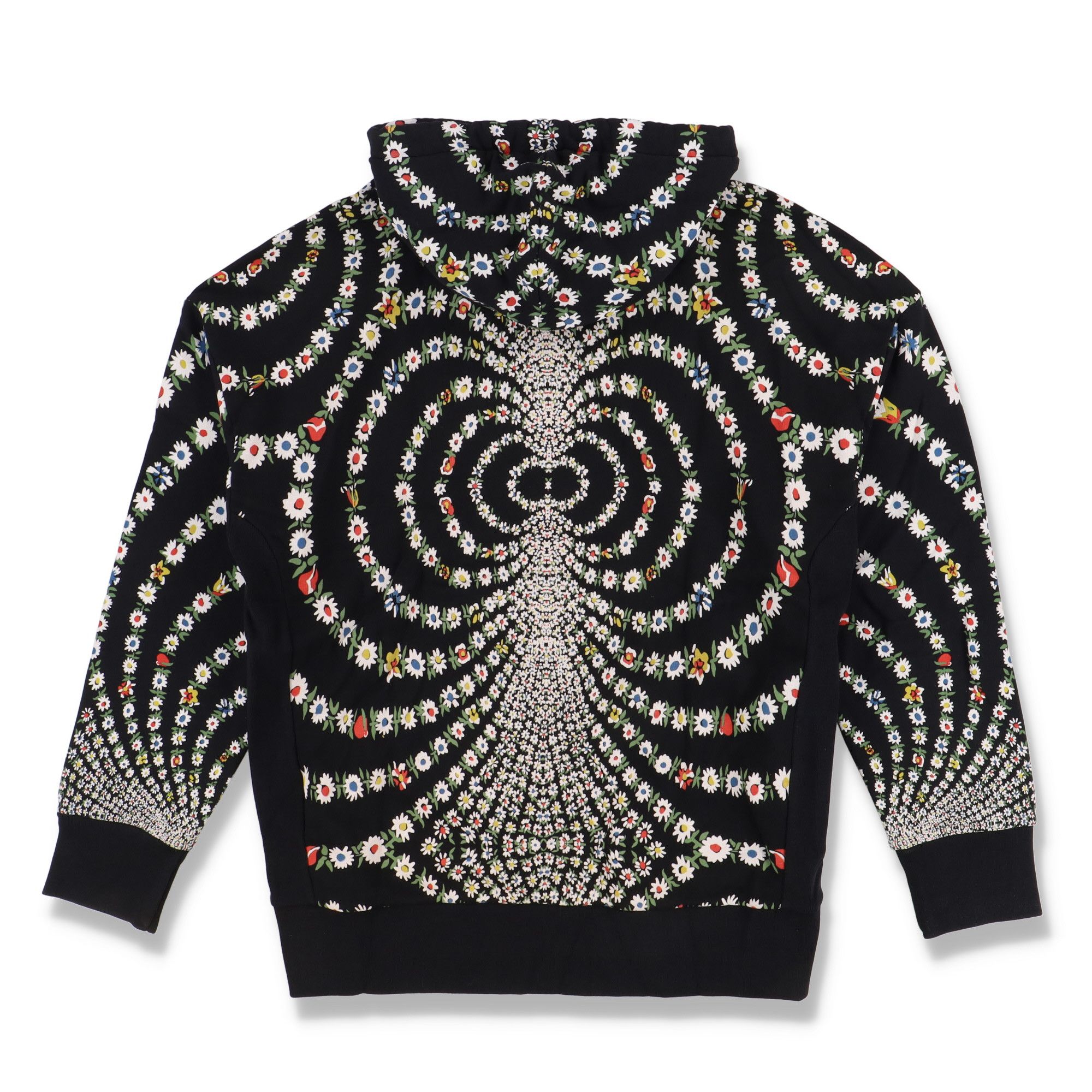 Givenchy Black Mirrored Daisy Print Hoodie Size US XXL / EU 58 / 5 - 7 Thumbnail