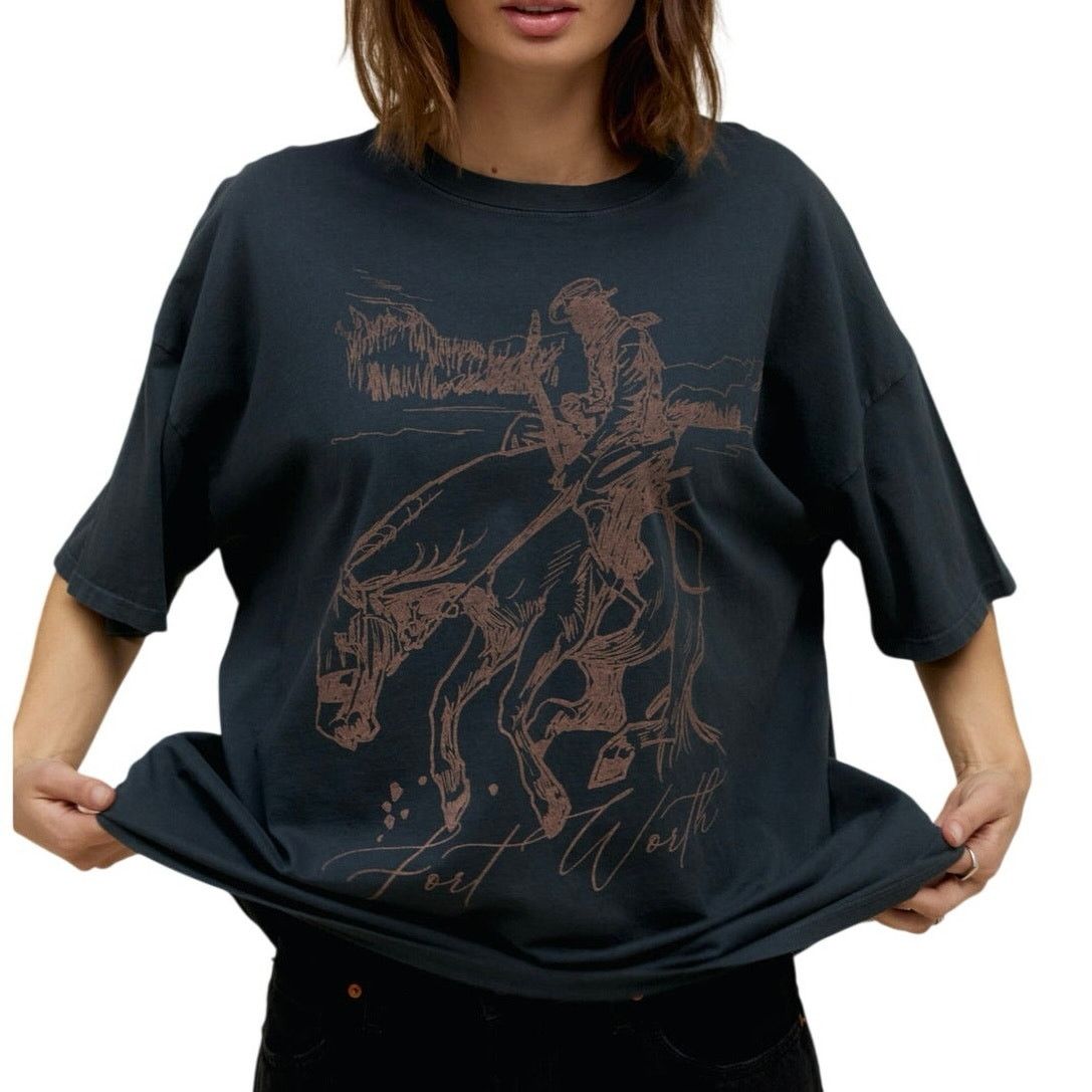 Daydreamer DAYDREAMER Fort Worth One Size (OS) Tee New w/o Tag Size ONE SIZE - 2 Thumbnail