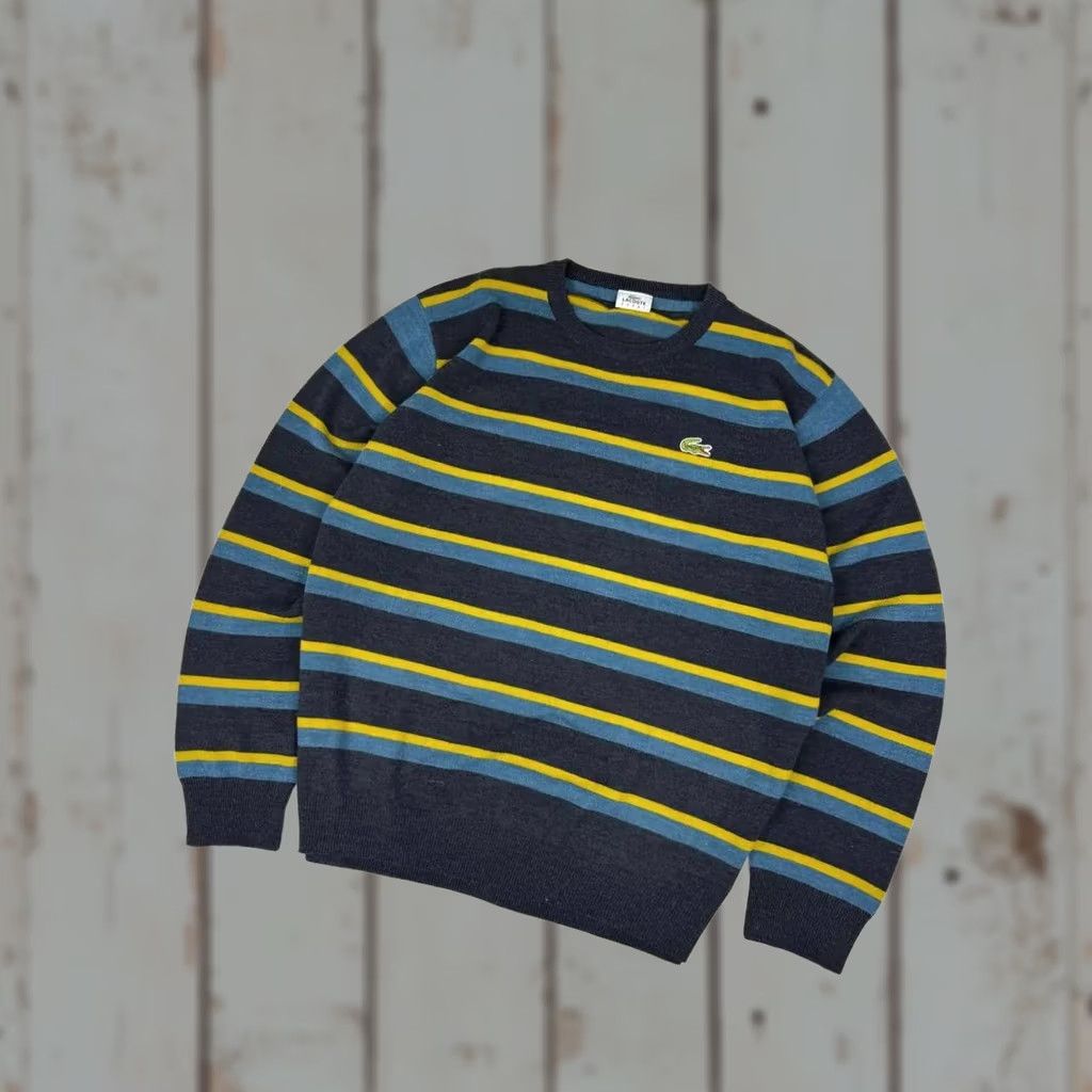 Lacoste VINTAGE Lacoste Sport Sweater Gray Size 2XL Men Size US XXL / EU 58 / 5 - 1 Thumbnail