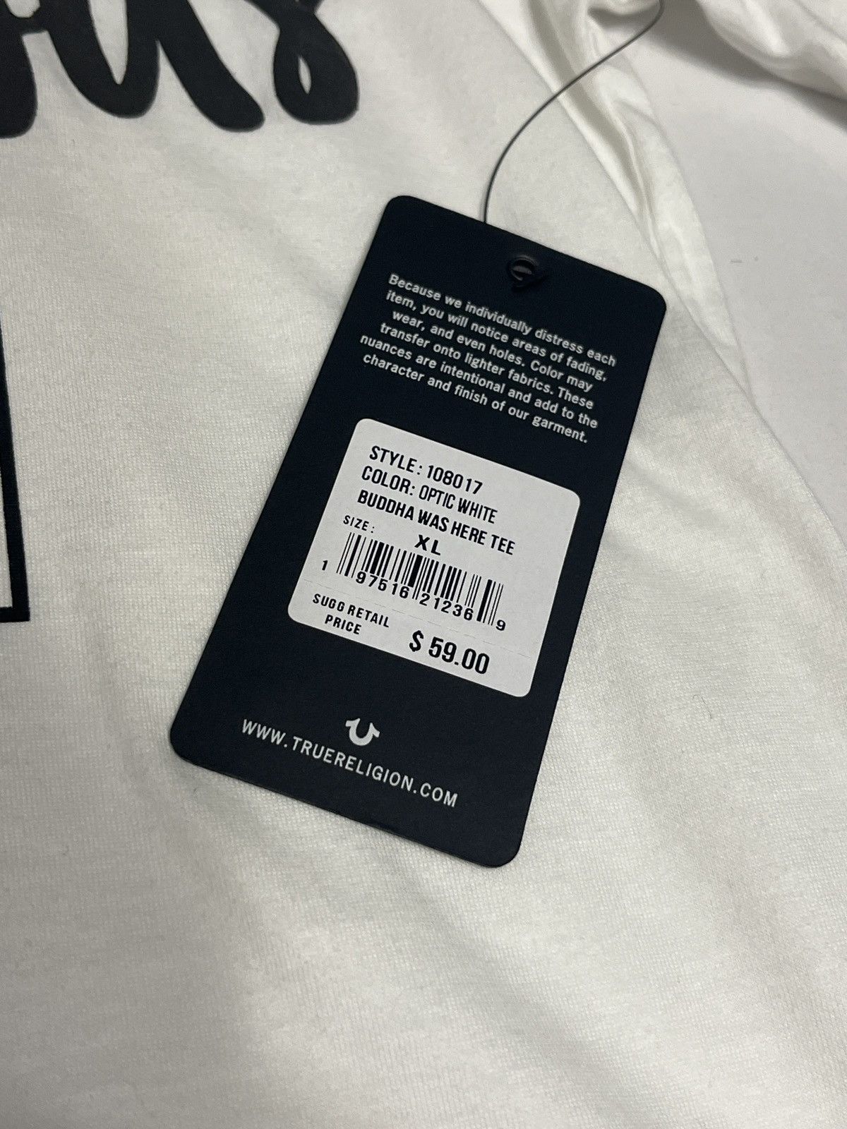 True Religion NEW True Religion “Buddha was here” graphic t shirt Size US XL / EU 56 / 4 - 3 Thumbnail