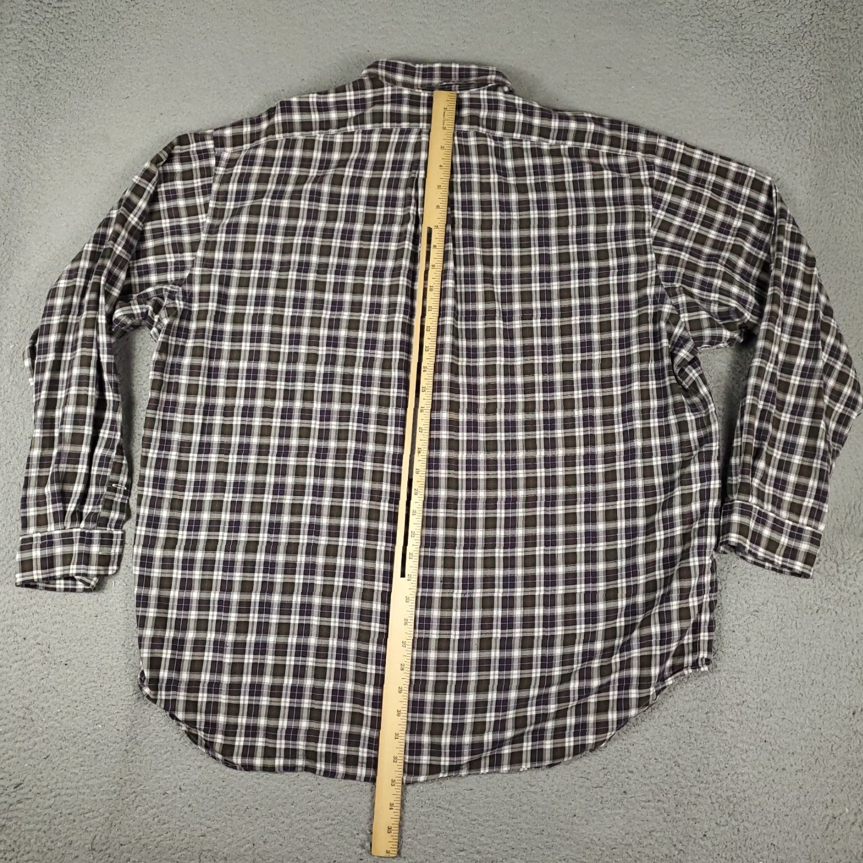 Ralph Lauren Ralph Lauren Shirt Men 2XL Button-Up Long Sleeve Plaid Blue Cotton Mens Size US XXL / EU 58 / 5 - 4 Thumbnail
