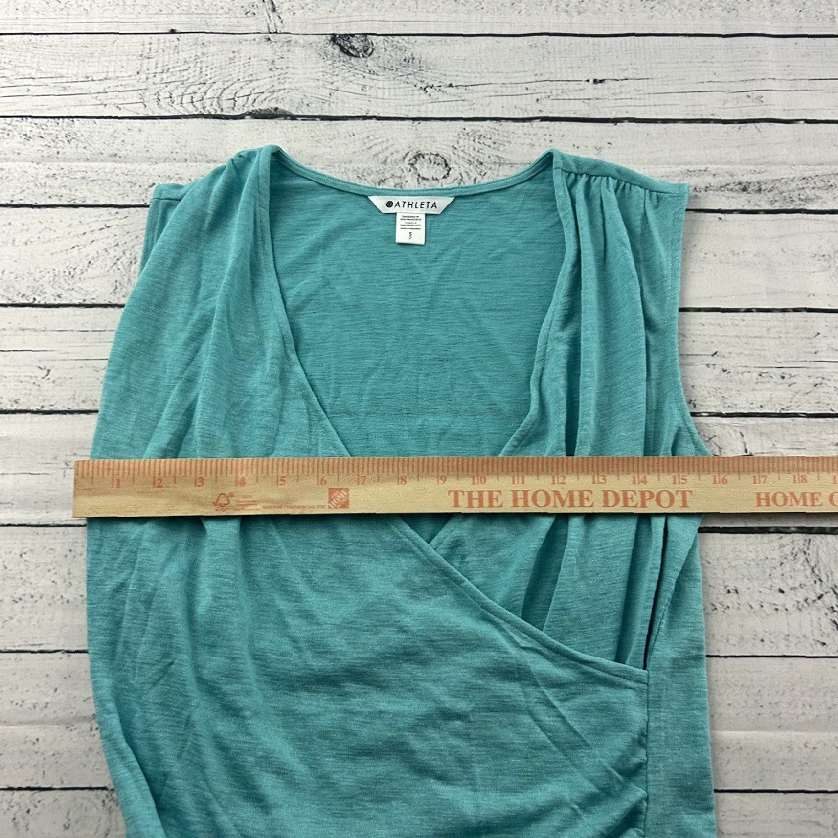 Athleta Athleta Tank Women S Sleeveless Breezy Wrap Blue Size S / US 4 / IT 40 - 4 Thumbnail